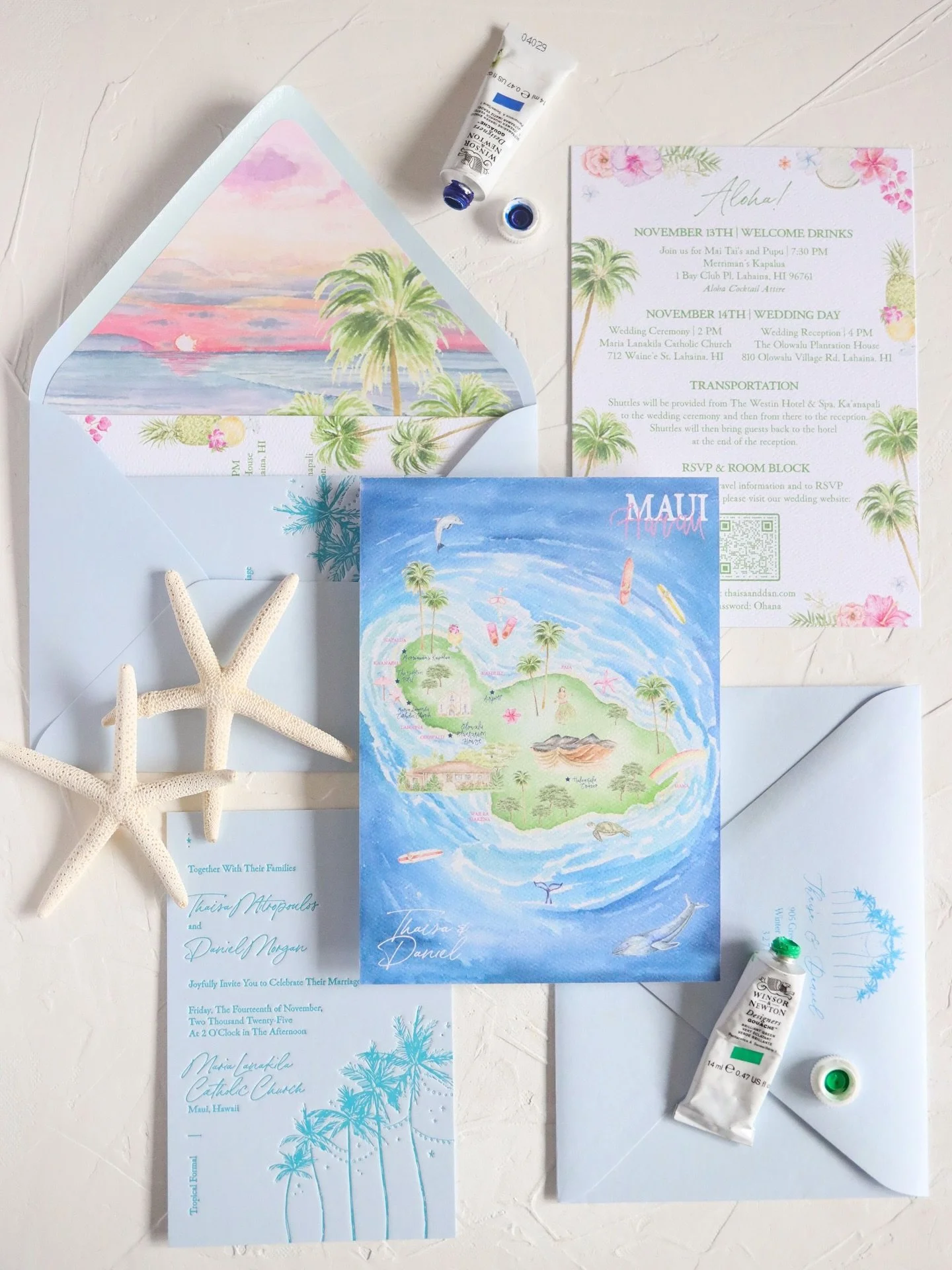 Swipe for Semi-Custom Wedding Stationery 3 Ways ✨
[first semi, then og]

1 Island Party: tropical, floral, sunset charm
2 Sunset Mexico: dessert warmth, detailed, chic
3 Retro Disco Garden: playful, feminine, elevated whimsy 

Our semi-custom offerin
