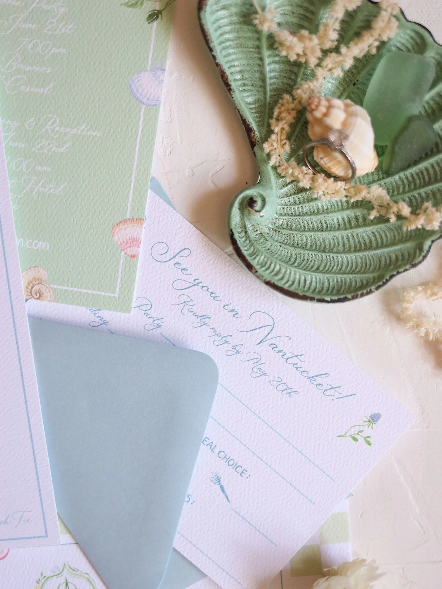 The Charming 🦪 Suite&rsquo;s superlative? Biggest Flirt. 

Coined charming for a reason, this suite encapsulates the alluring nature of summer&rsquo;s warmth in ways you can&rsquo;t resist!The soft blue and green tones lean into coastal features lik