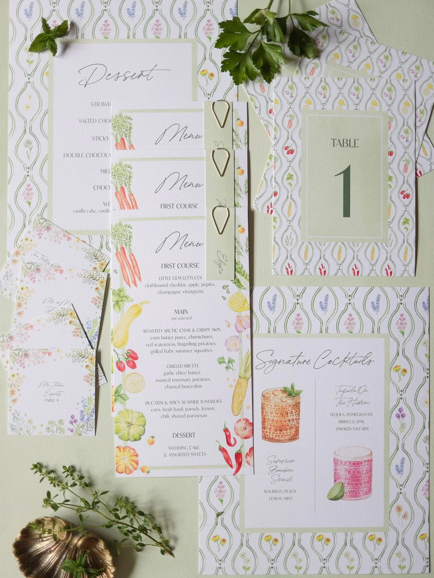 In a sea of chartreuse and burgundy, I present you a different take on florals for spring that will inject instant personality to your wedding suite. When it comes to stationery, the most important thing is that it feels personal to you. Pick and cho