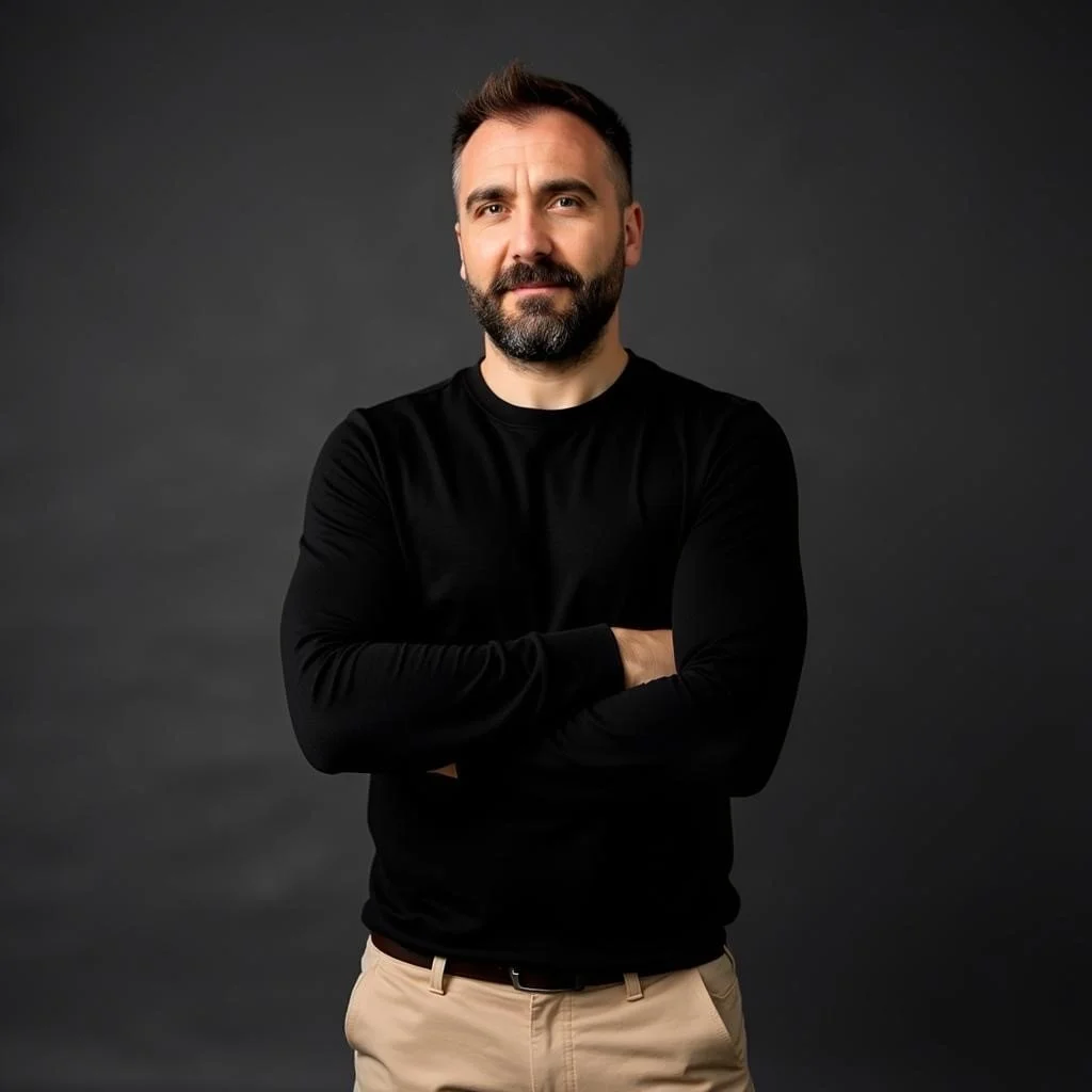 Danny P, founder and lead designer of Webstack Studio, offering web design, video production, and photography for small businesses.