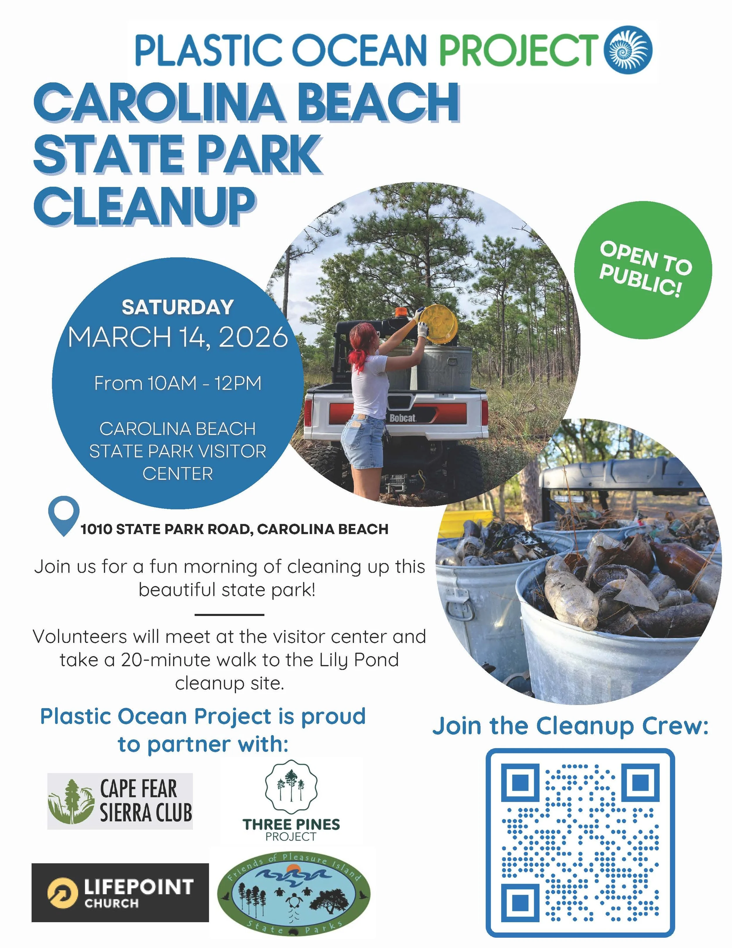  Lily Pond Cleanup Carolina Beach State Park