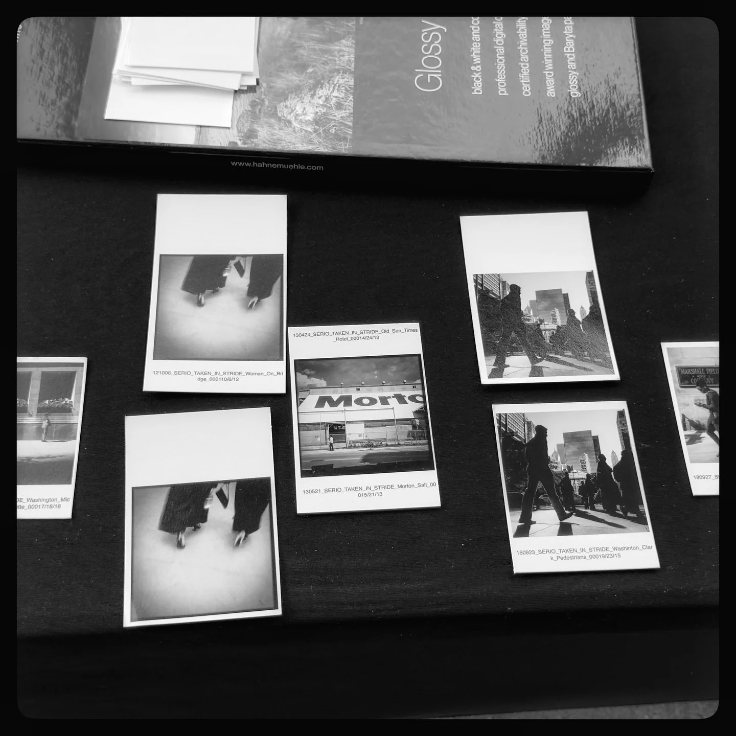 Final day to hang tomorrow night's exhibit. Sometimes the best way to arrange a show is the tried-and-true way. 
&bull;
&bull;
&bull;
&bull;
#chicagotakeninstride #exhibit #blackandwhitephotography #mcgrathfamilyperformingartscenter #loyolaacademy #p