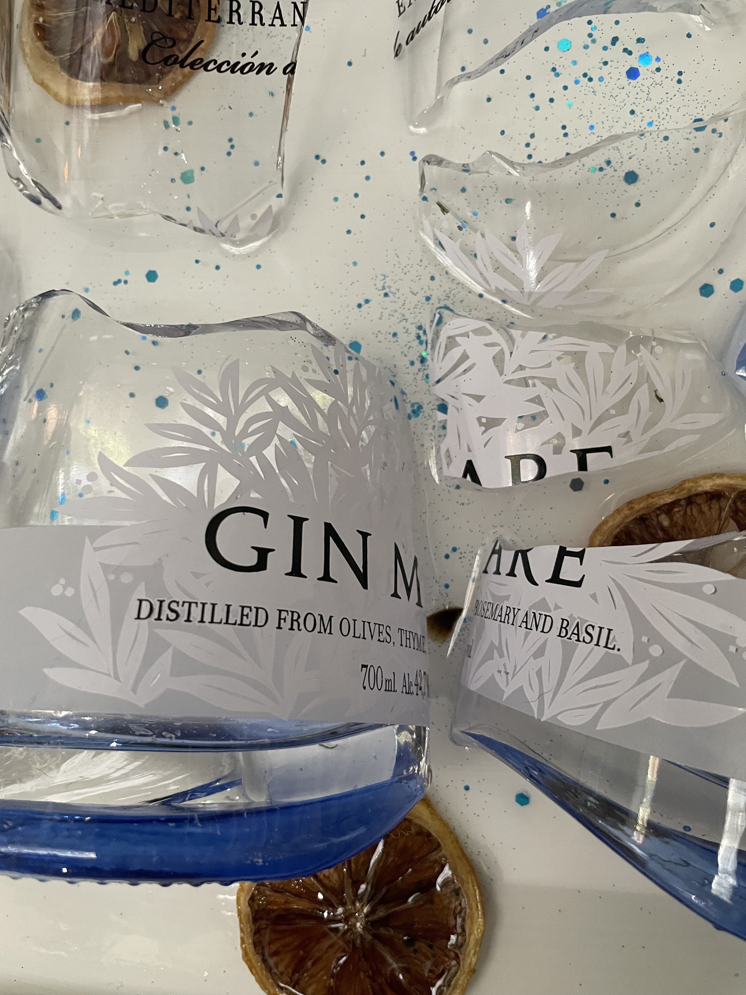 Gin Mare bottle art