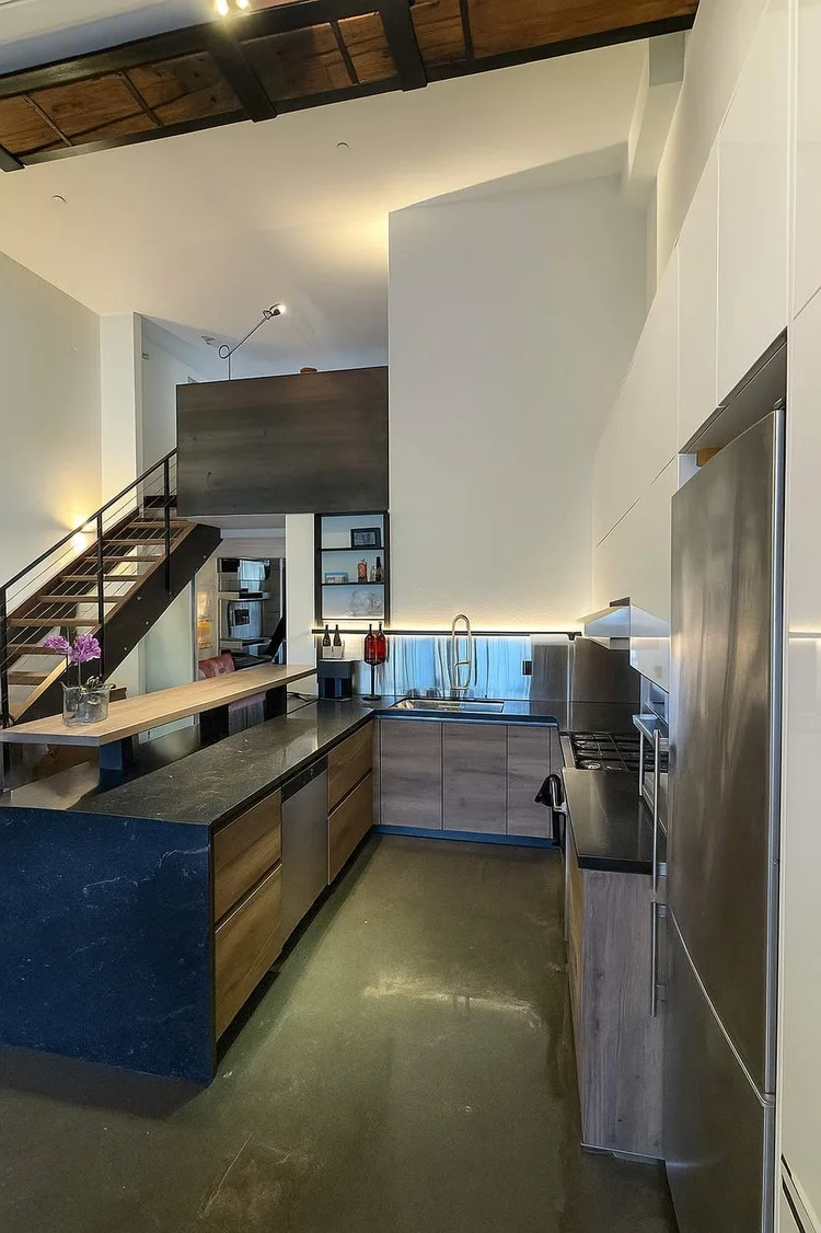 San Francisco loft kitchen