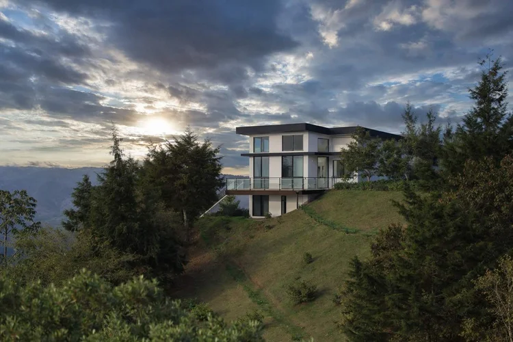 The house on the hillside
