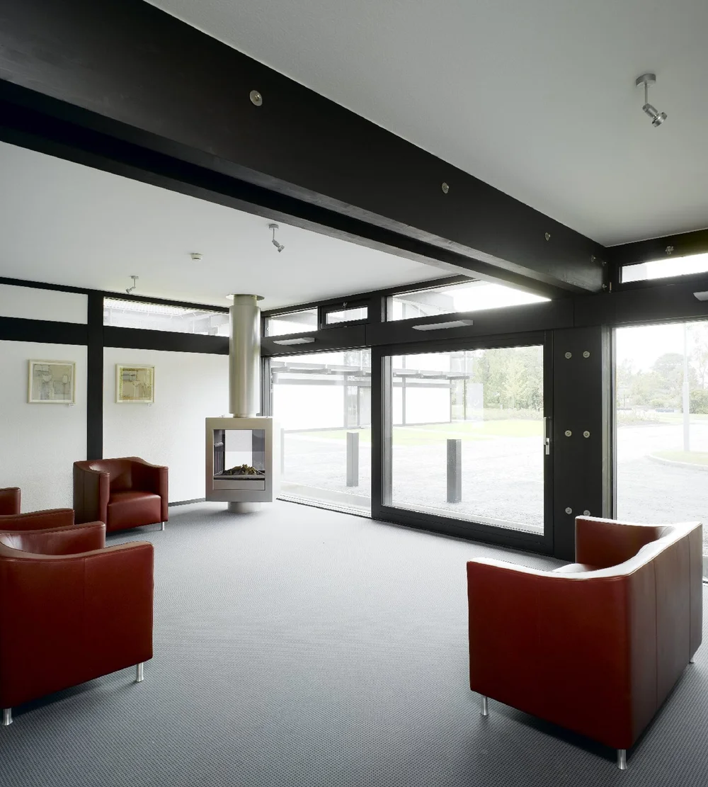 A group living room in one of the four living units