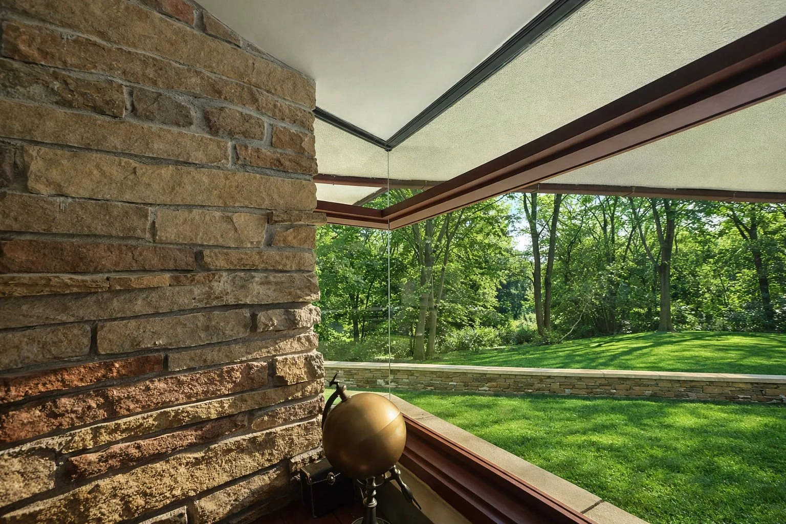 FLW Indoor corner w Globe.jpg