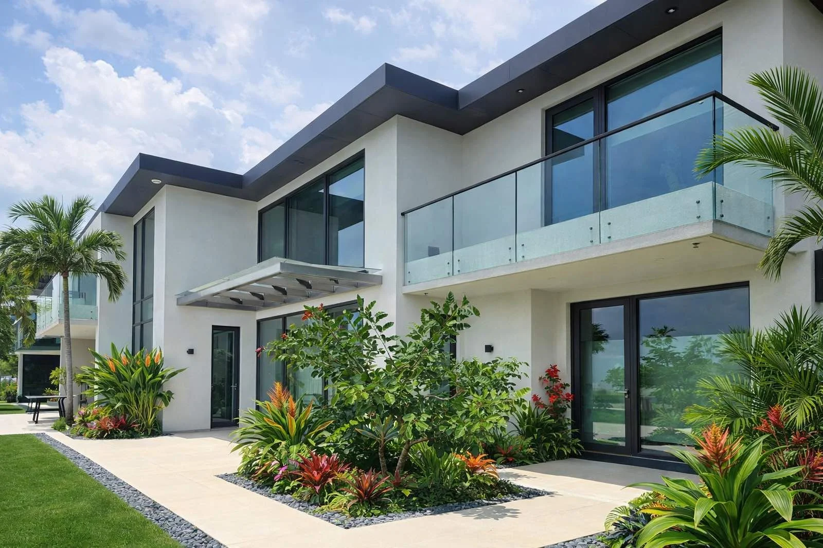 The back of the house finished