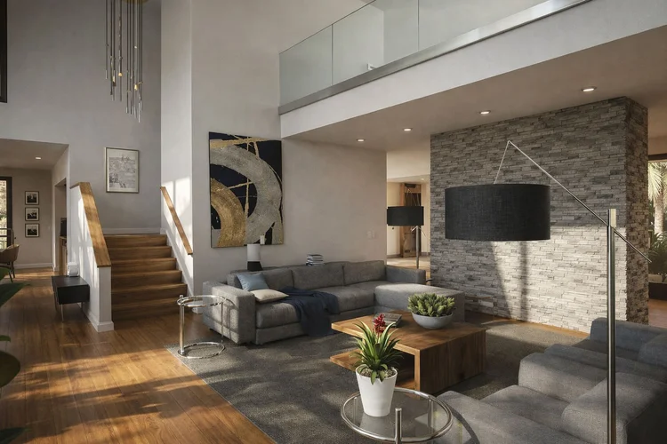 Double-height living room, Cebu Island