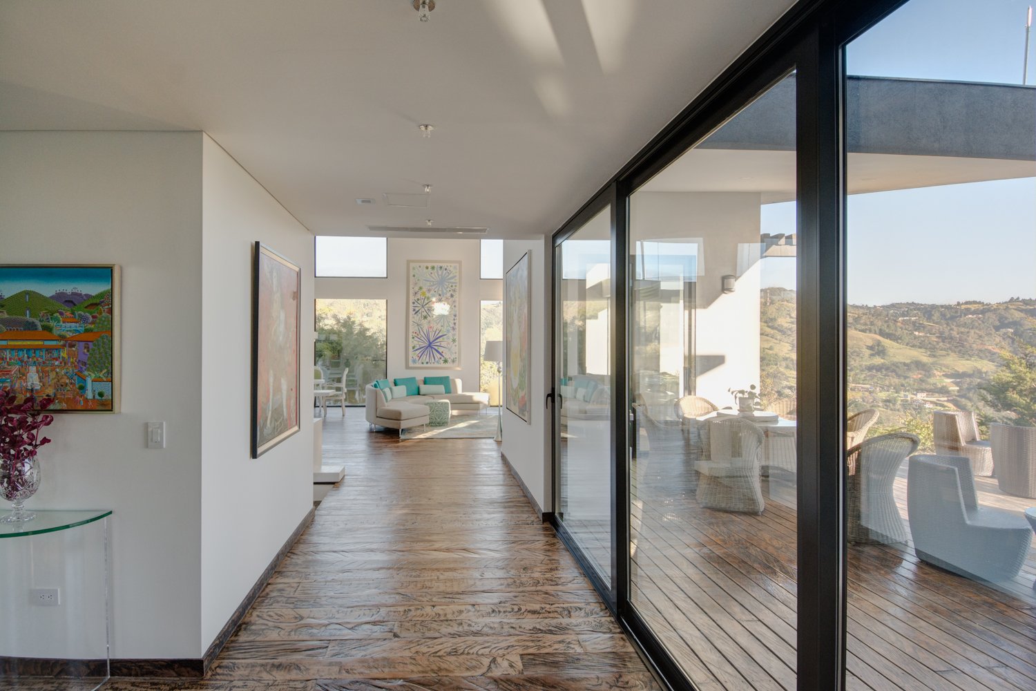 Hallway between the Wings