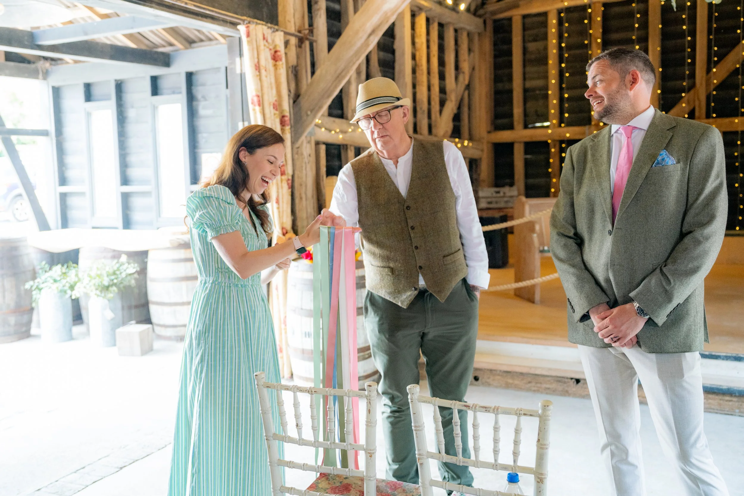 Surrey Wedding Celebrant at Hookhouse Farm - Cat Brant Photography