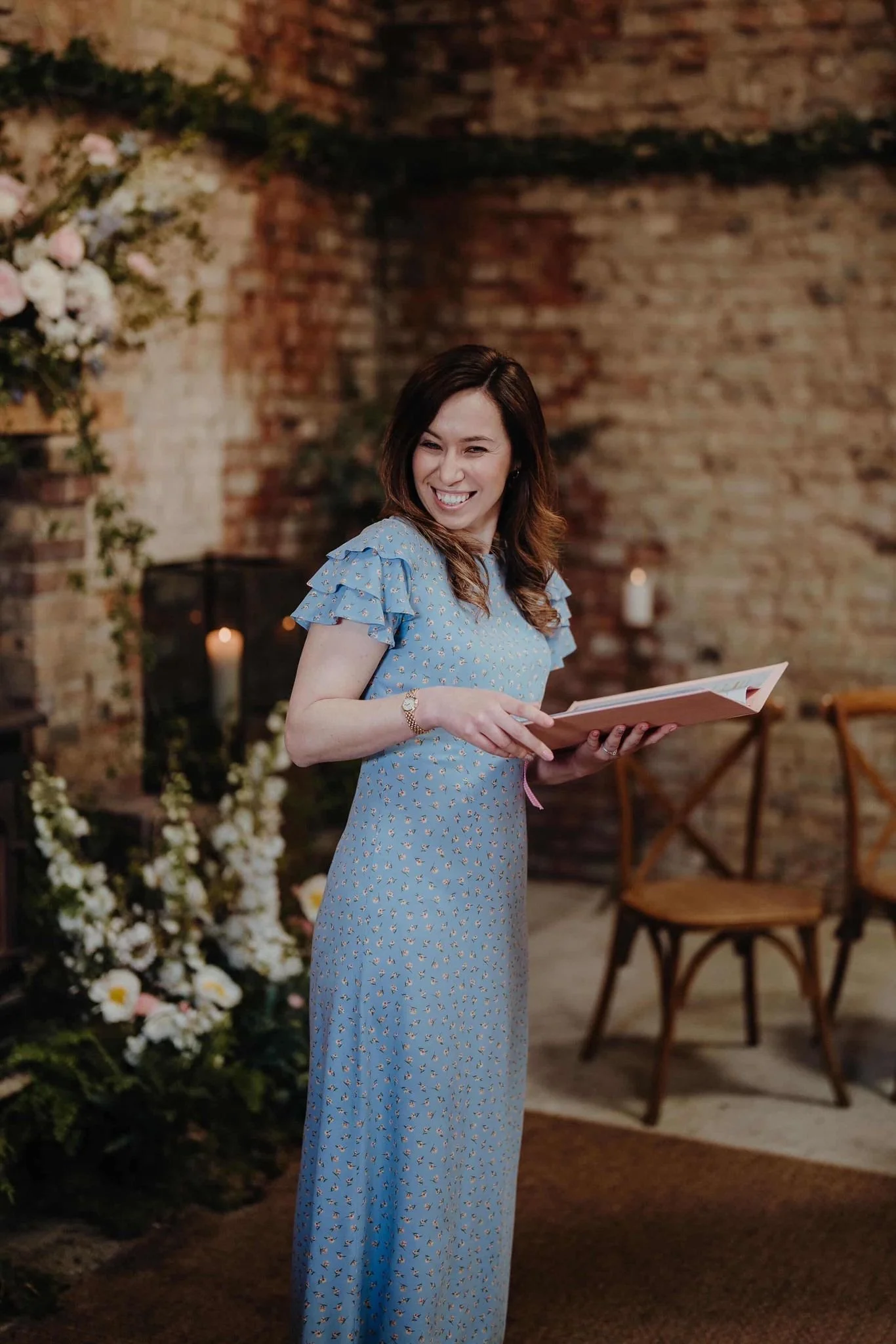 Surrey Wedding Celebrant at Botley Hill Bat - Kit Meyers Photography