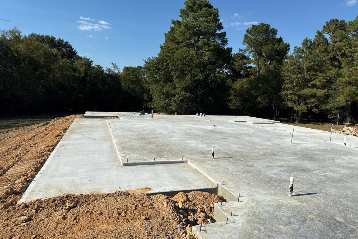 Concrete Slab For Custom Home Build