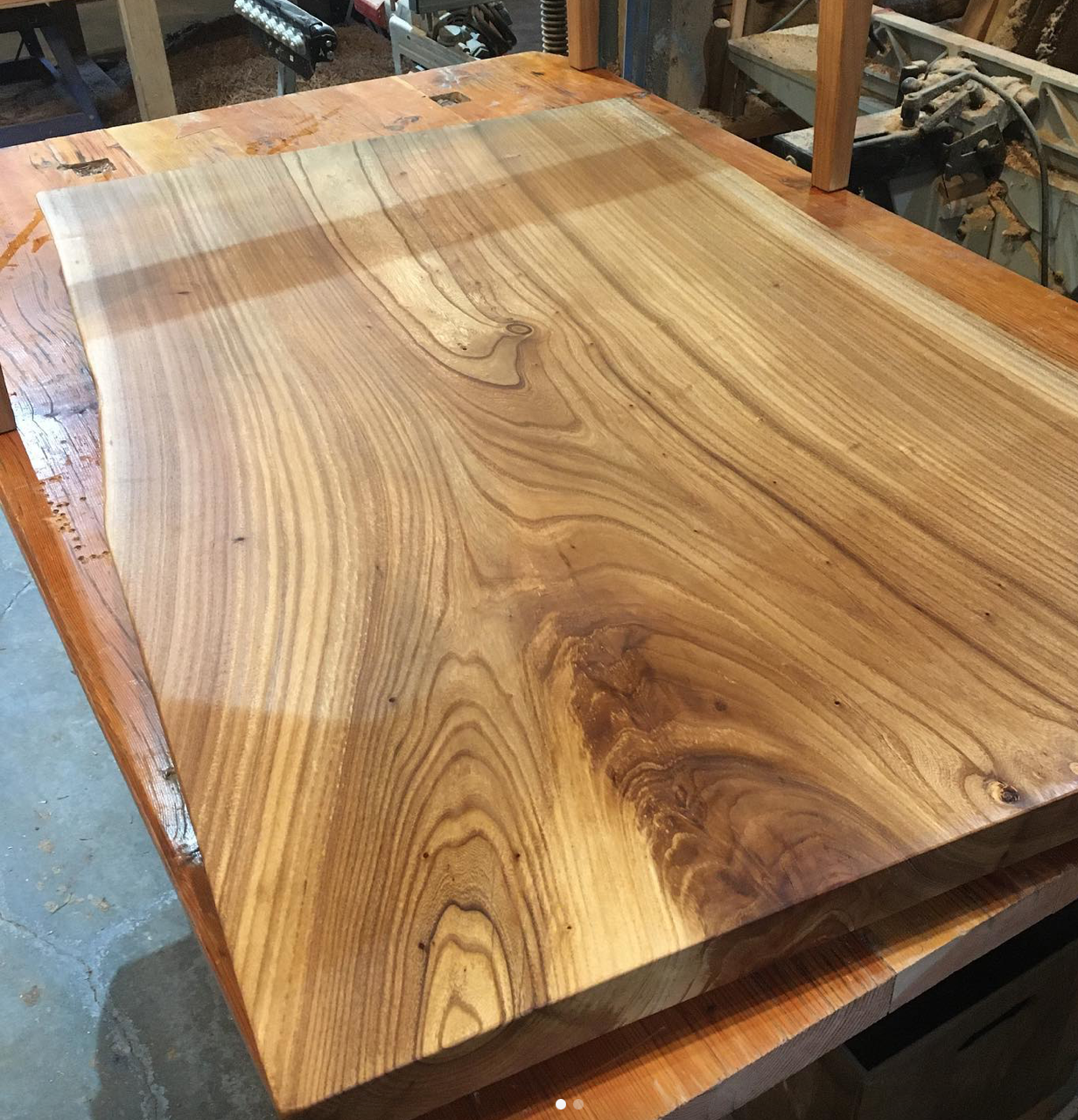 Custom Elm Tabletop