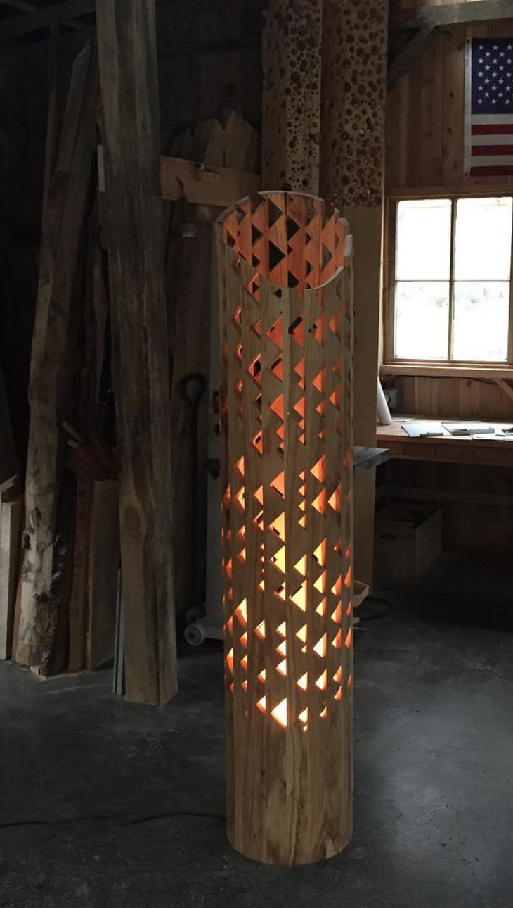 Light pillar wayland