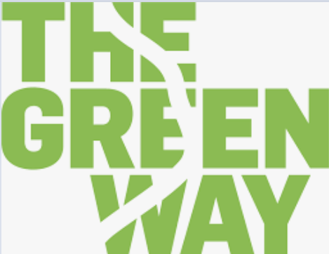 Text reading 'The Green Way' in large green letters on a white background.