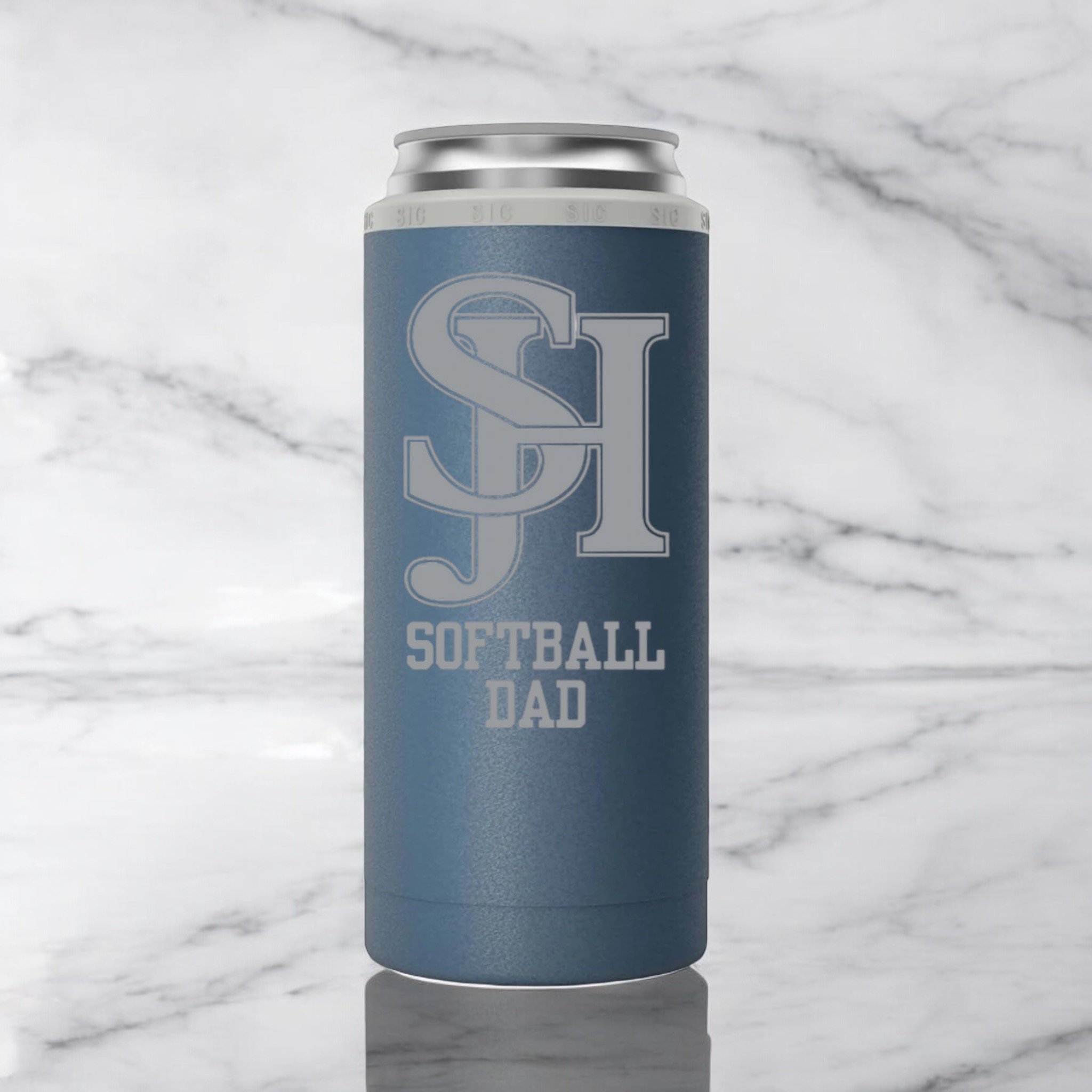 SJHHS Softball Dad - Slim Can Cooler