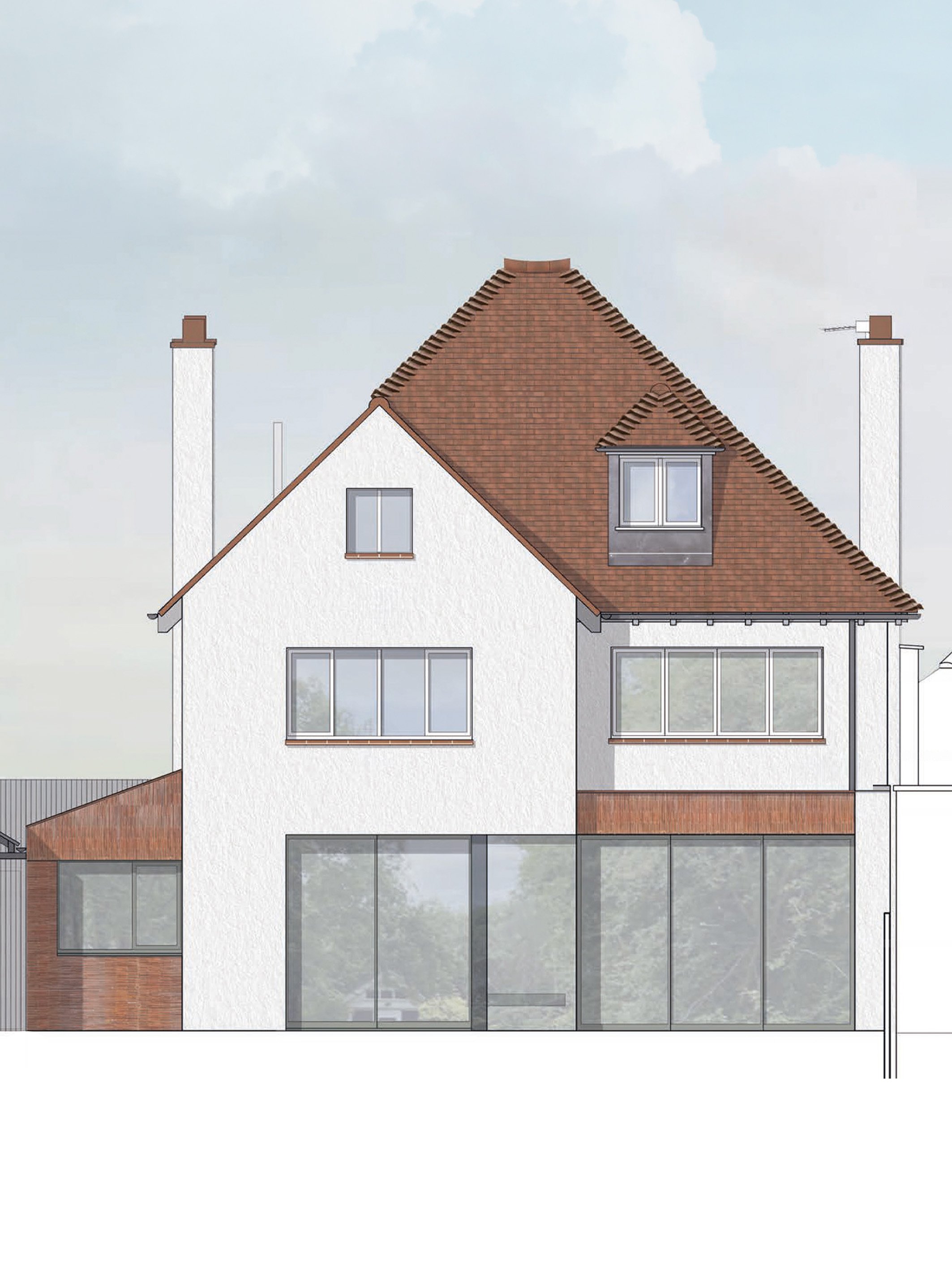 Planning Permission for Two-Storey Extension in Dulwich Village Conservation Area