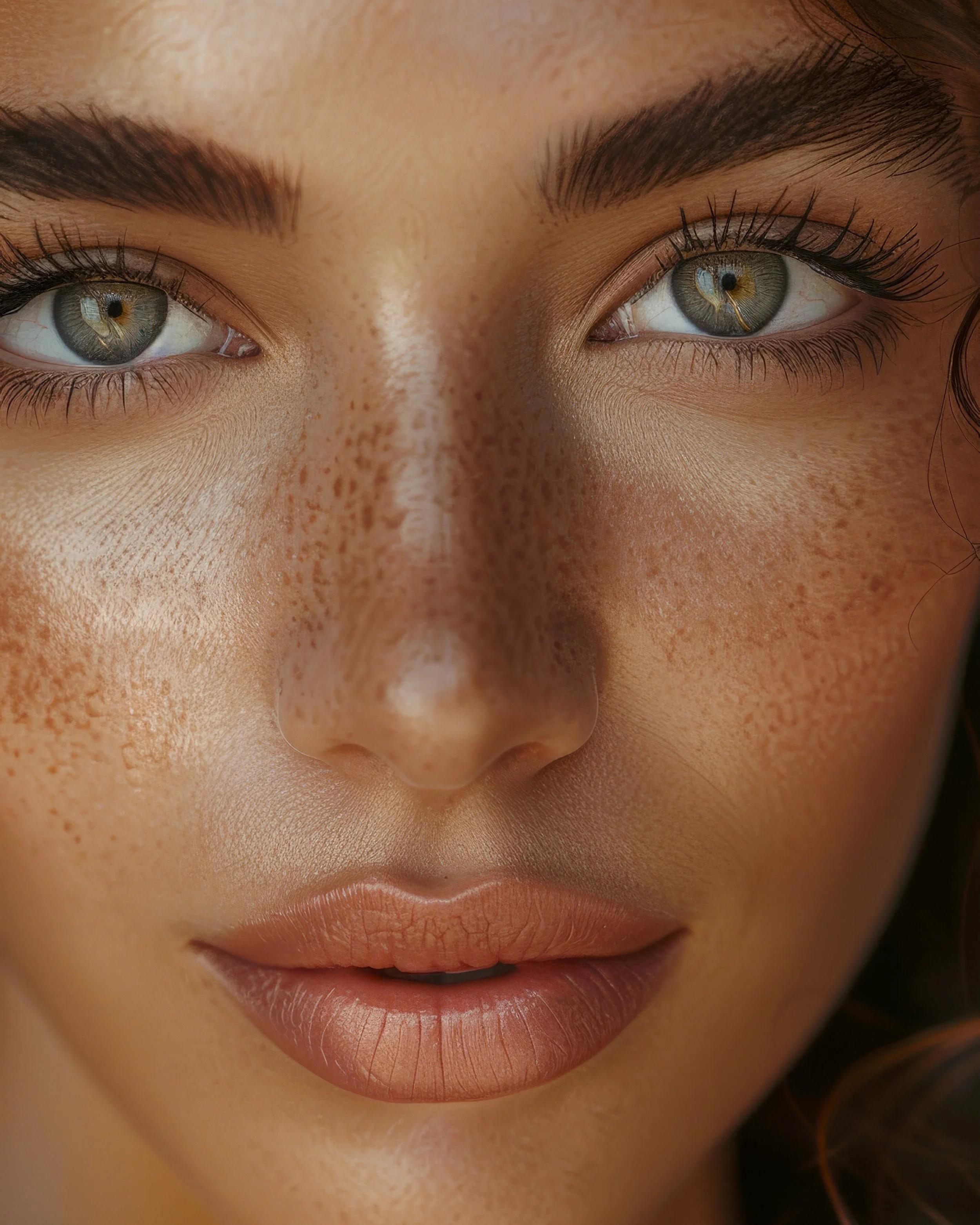 Side profile of a woman with glowing, smooth skin and closed eyes, bathed in warm light, capturing the sculpted and radiant results of a gua sha facial at The Lab Skin Science Toronto.