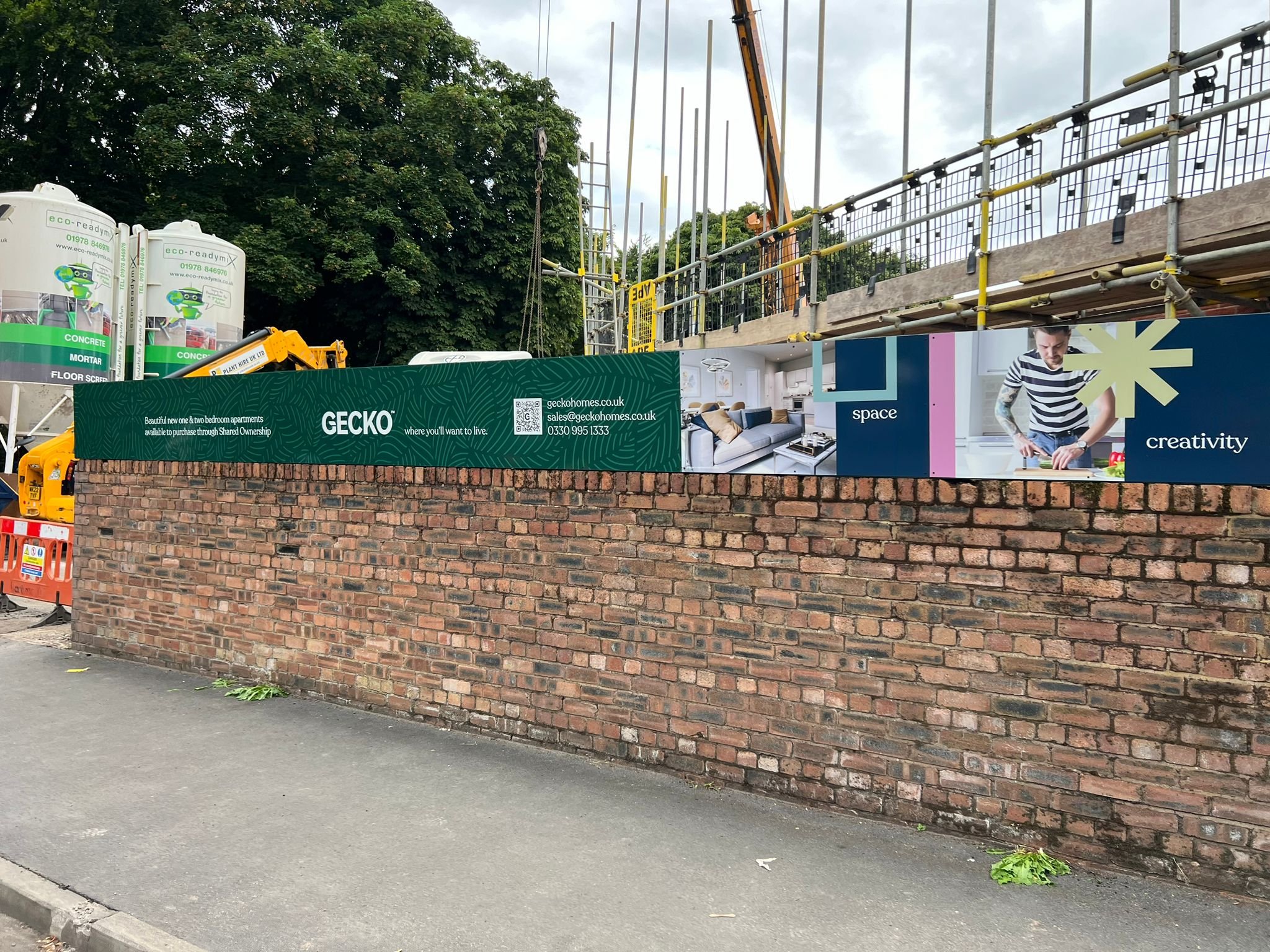 Hoarding Graphics, Designed, Printed & Installed