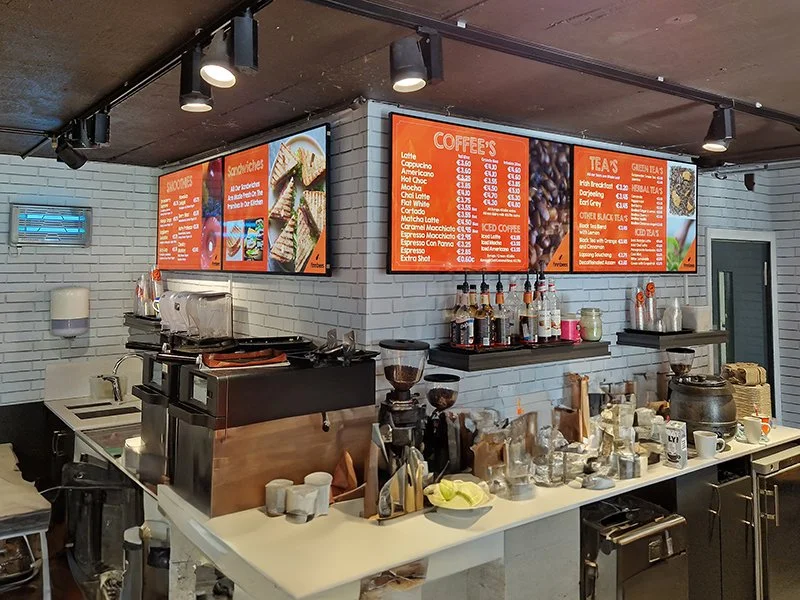 Enhance your restaurant or café with our Network Digital Menu Boards ...
