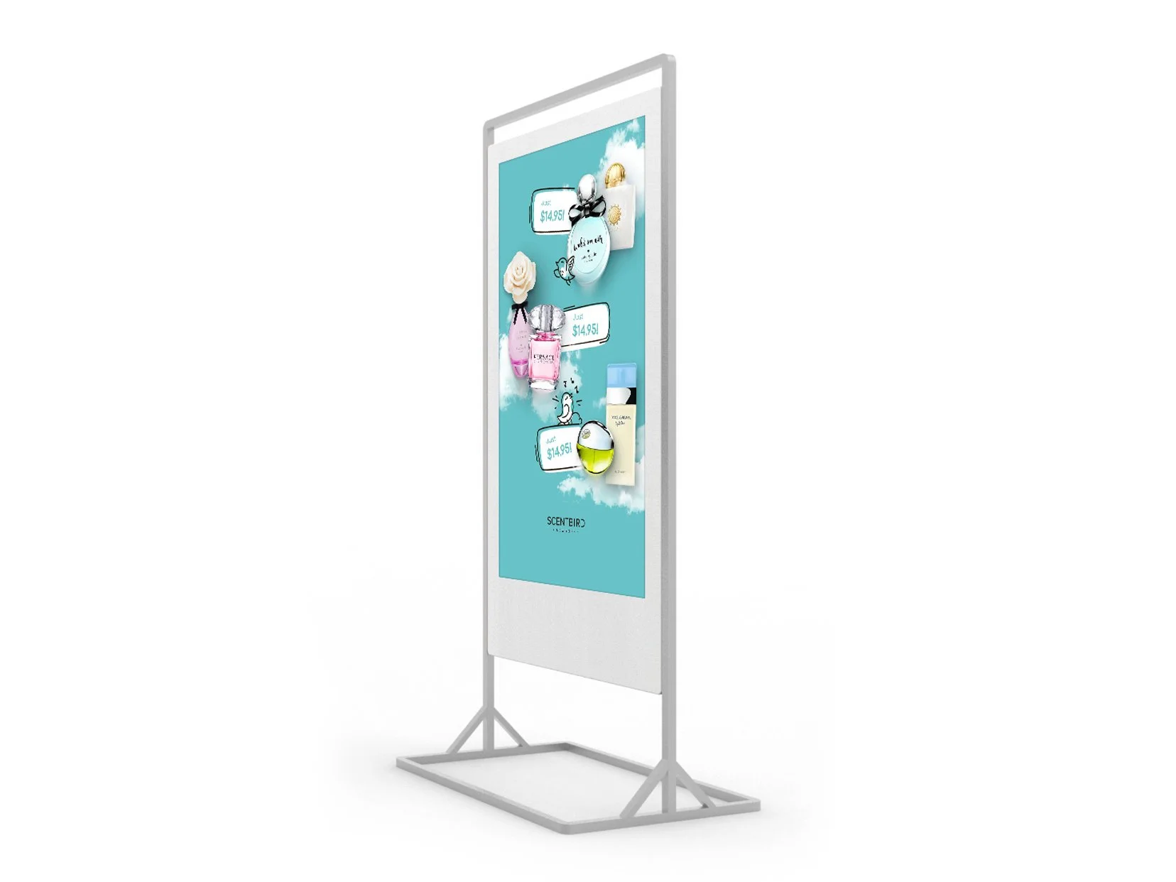 Superslim Freestanding Double-Sided Digital Posters — Sign Digital ...