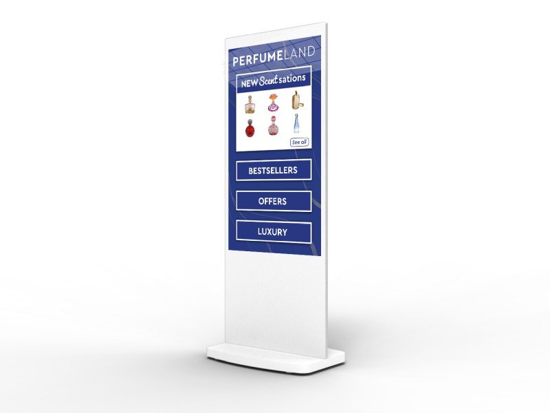 Freestanding PCAP Touch Screen Posters