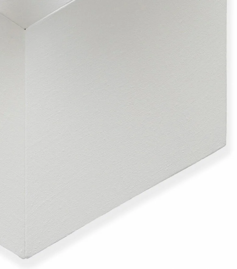 Jan Maarten Voskuil- LOZENGE, CIRCLE, CUBE | 13.75 x 13.75 x 2.5 inches / 35 x 35 x 6 cm, acrylics on linen, 2019