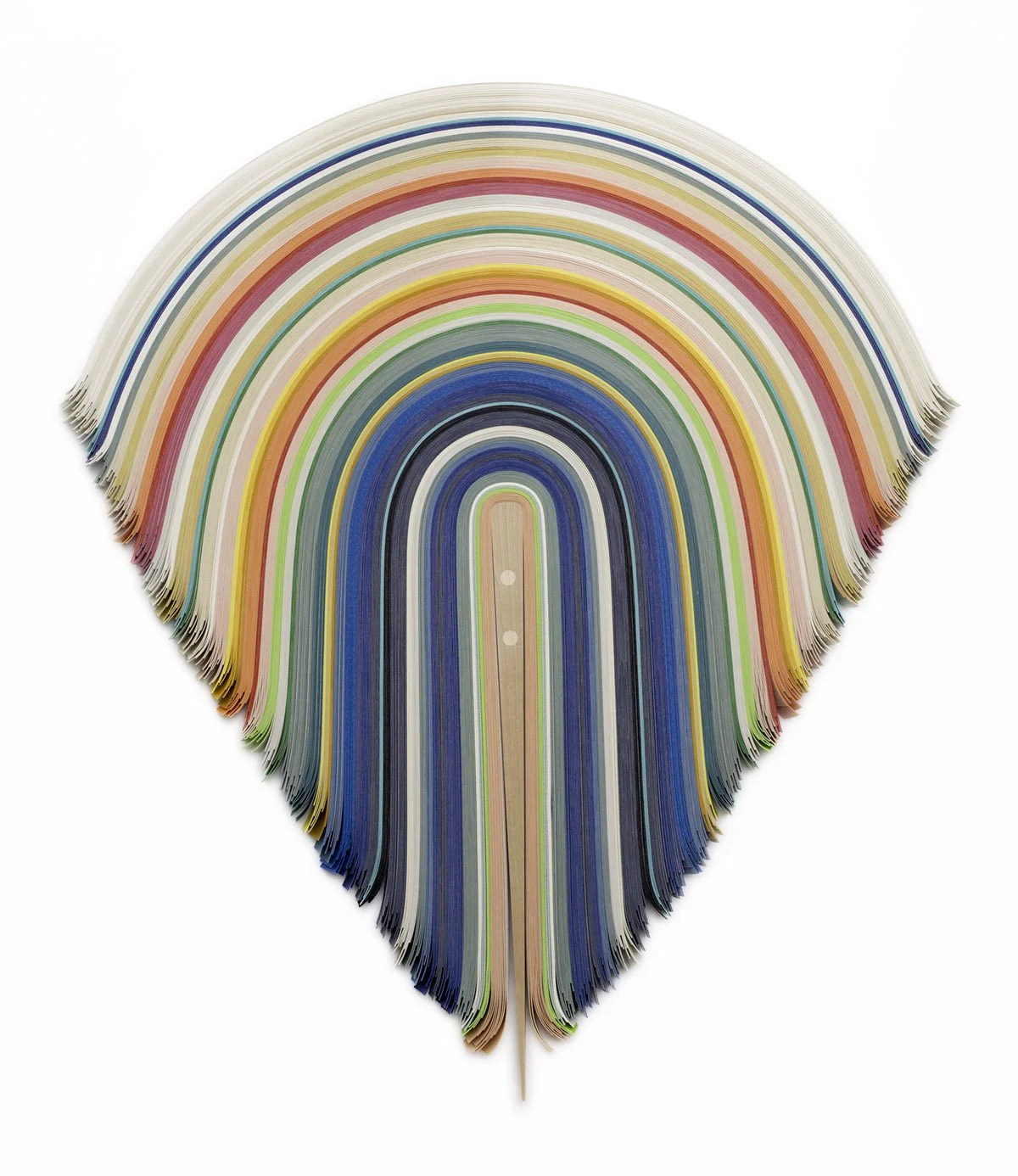 UNTITLED 481 | 37 x 21 x 1 inches / 94 x 53 x 2.5 cm, vinyl and wood, 2026 