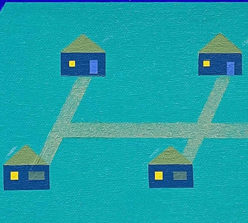 Aitor Lajarin-Encina- wild horses - 12 x 16 inches / 30 x 40 cm, acrylic on canvas, 2025