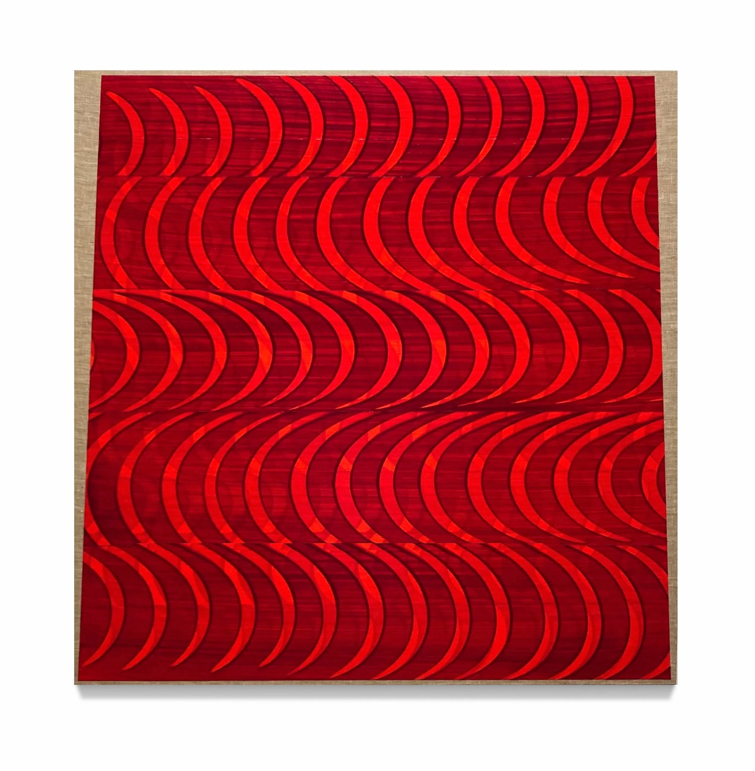 Love Letter (13 Kisses)_24 x 24 inches / 61 x 61 cm_ Acrylic on linen on panel_2026