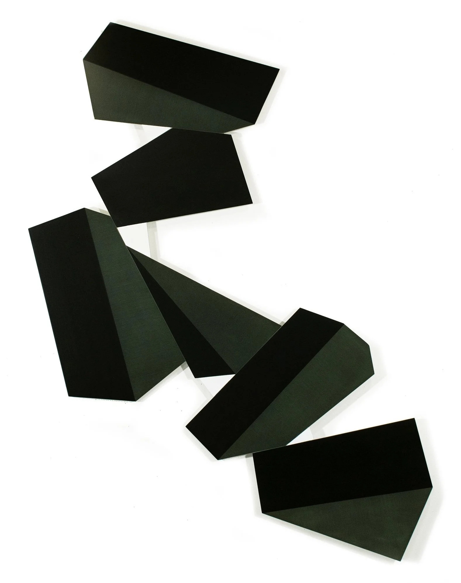 TOPPLING K1 | 48 x 40 inches / 122 x 102 cm, acrylic & oil on 6 plexi panels, 2022