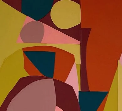 Raymond Saa Untitled (AC202205), 66 x 60 inches / 168 x 152.5 cm, acrylic on collaged canvas, 2021