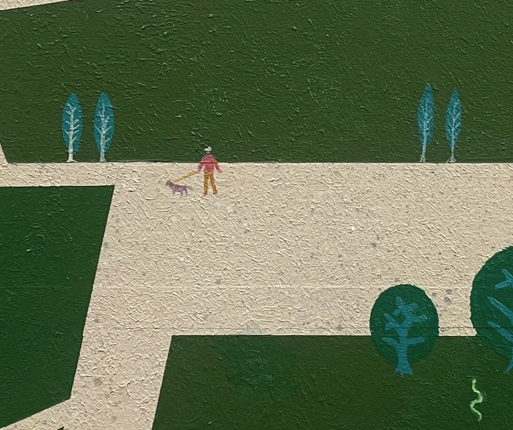 Aitor Lajarin-Encina- nature - 12 x 16 inches / 30 x 40 cm, acrylic on canvas, 2025