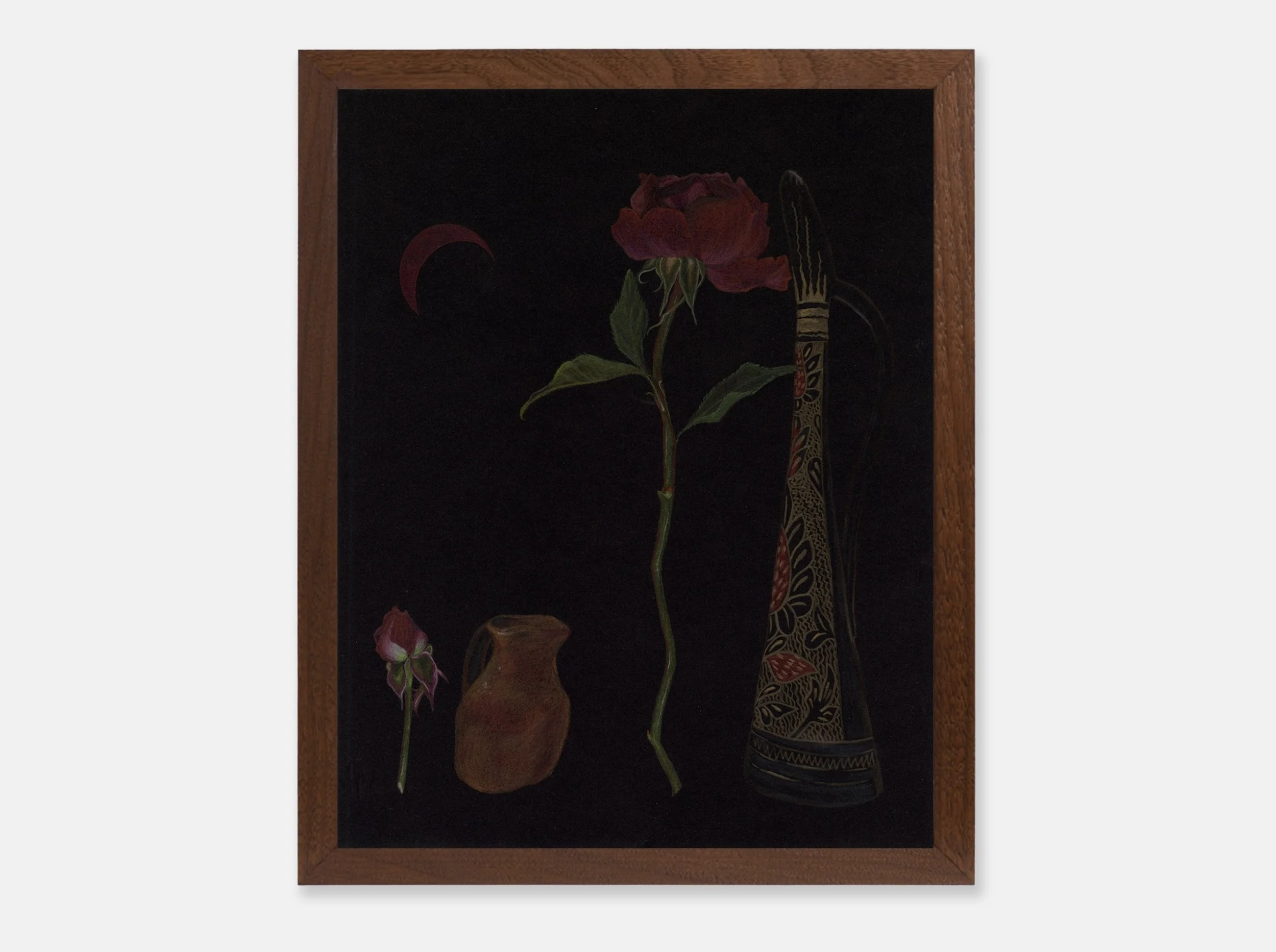 TANIA QURASHI | OBJECTS IN ABSENCE, 12 x 9 inches / 30 x 23 cm, colored pencil on paper, 2026