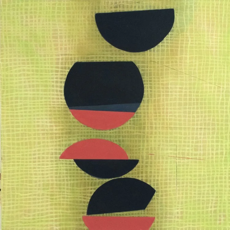 STATIONS OF ATTENTION E3 | 30 x 30 inches / 76.2 x 76.2 cm, oil on canvas, 2023