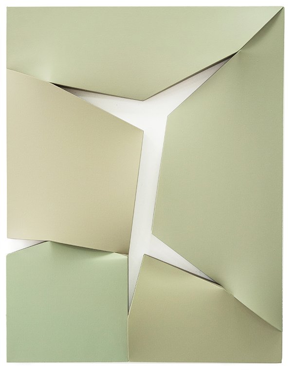 Jan Maarten Voskuil KEEPING THE VOID TOGETHER | 45.5 x 35.5 x 2.75 inches / 115 x 90 x 7 cm, acrylics on linen, 2021