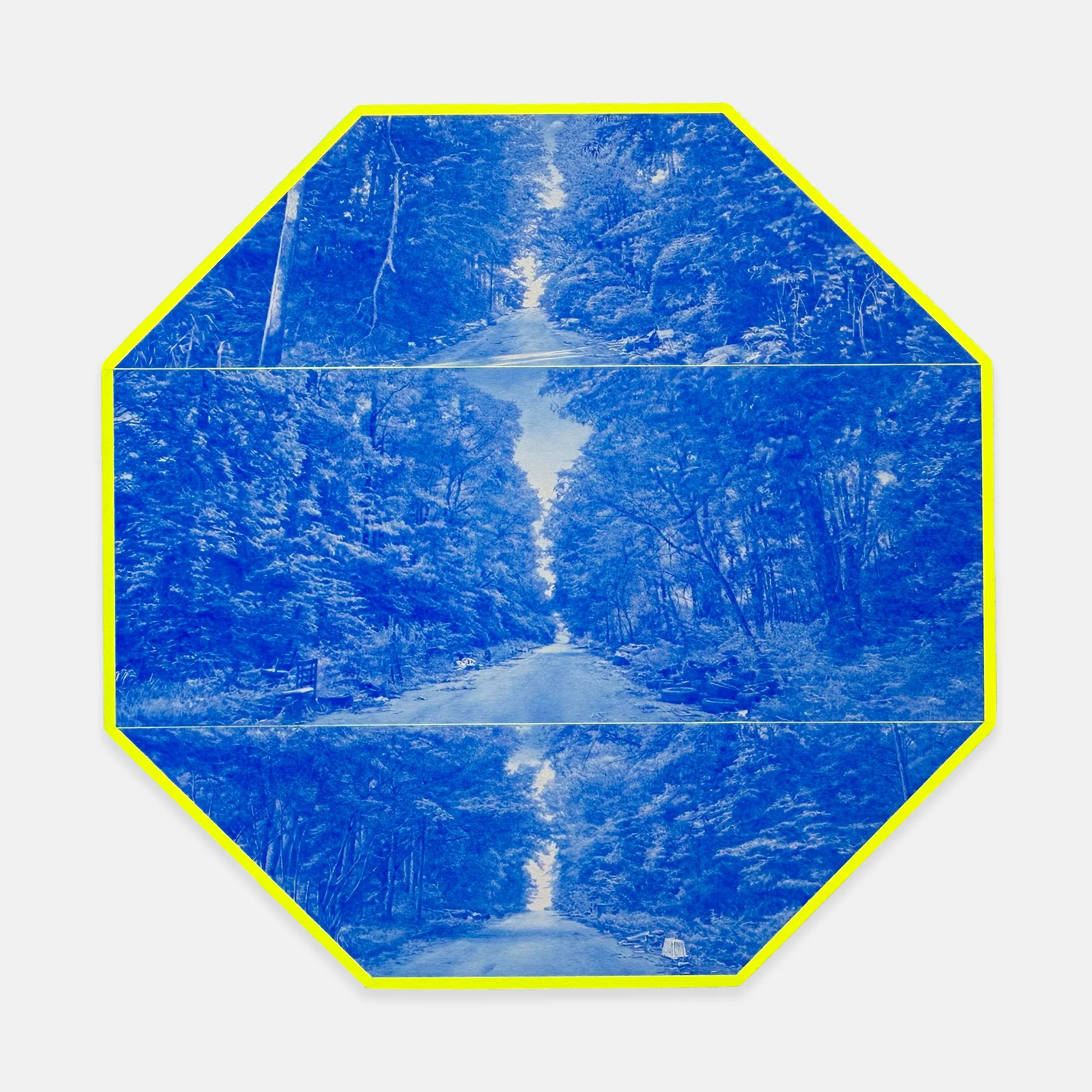 OCTAGON | 18 x 18 x 2 inches / 46 x 46 x 5 cm, acrylic and acrylic gouache on panel, 2026
