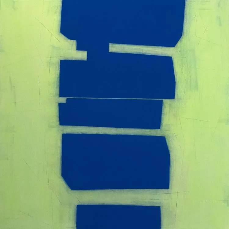 TOPPLING E9 | 50 x 50 inches / 127 x 127 cm, oil on canvas, 2022