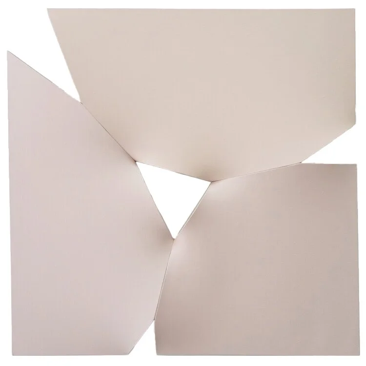 AROUND THE VOID | 35.5 x 35.5 x 2.75 inches / 90 x 90 x 7 cm, acrylics on linen, 2021