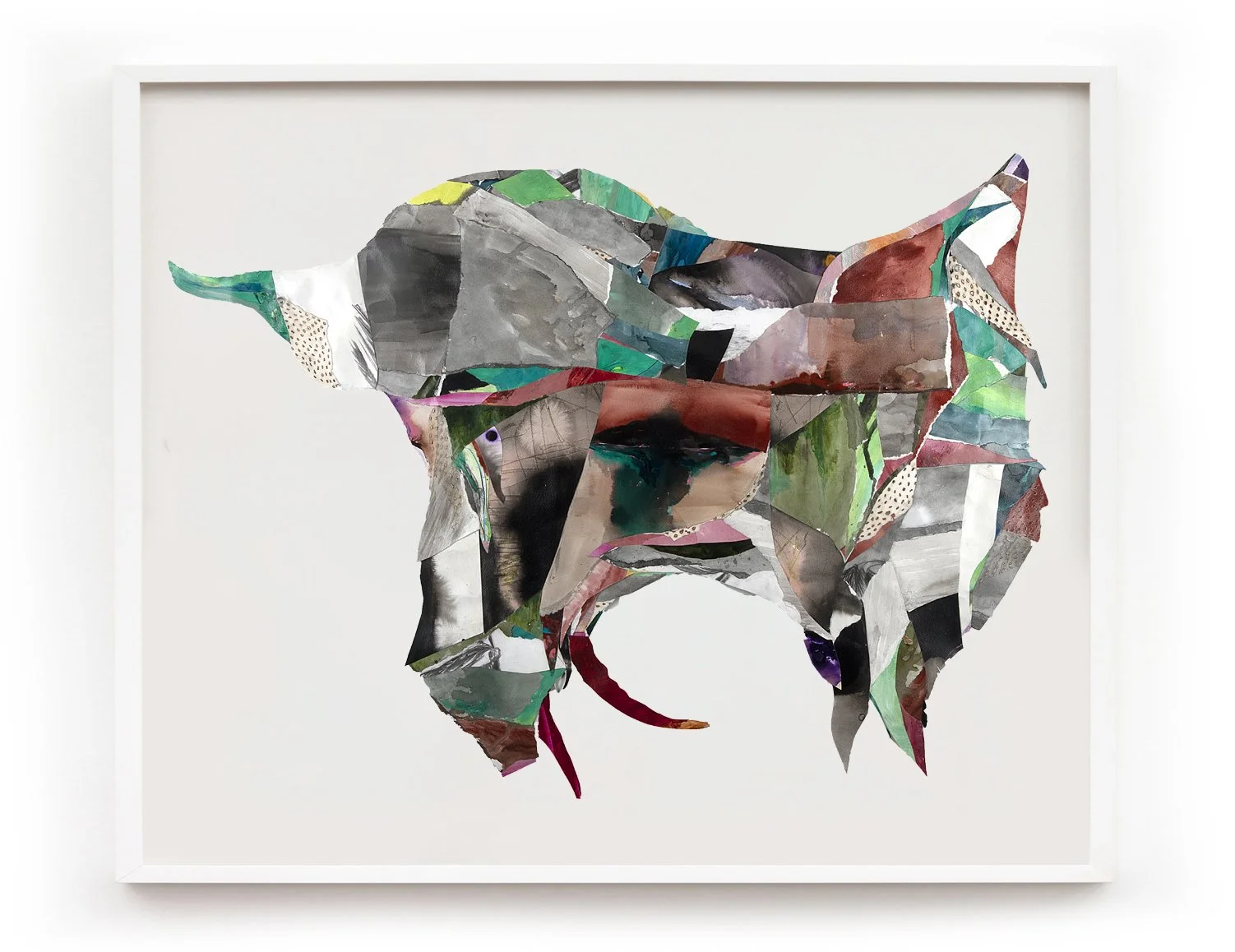 STORM (HOW TO IMAGINE THE TROPICALIA AS MONUMENTAL-AS THROUGH IT GREW FROM WEEPING EYES), 30.5 x 41 inches / 77 x 104 cm,  charcoal, ink, watercolor and acrylic with cuts and burns on paper, 2024