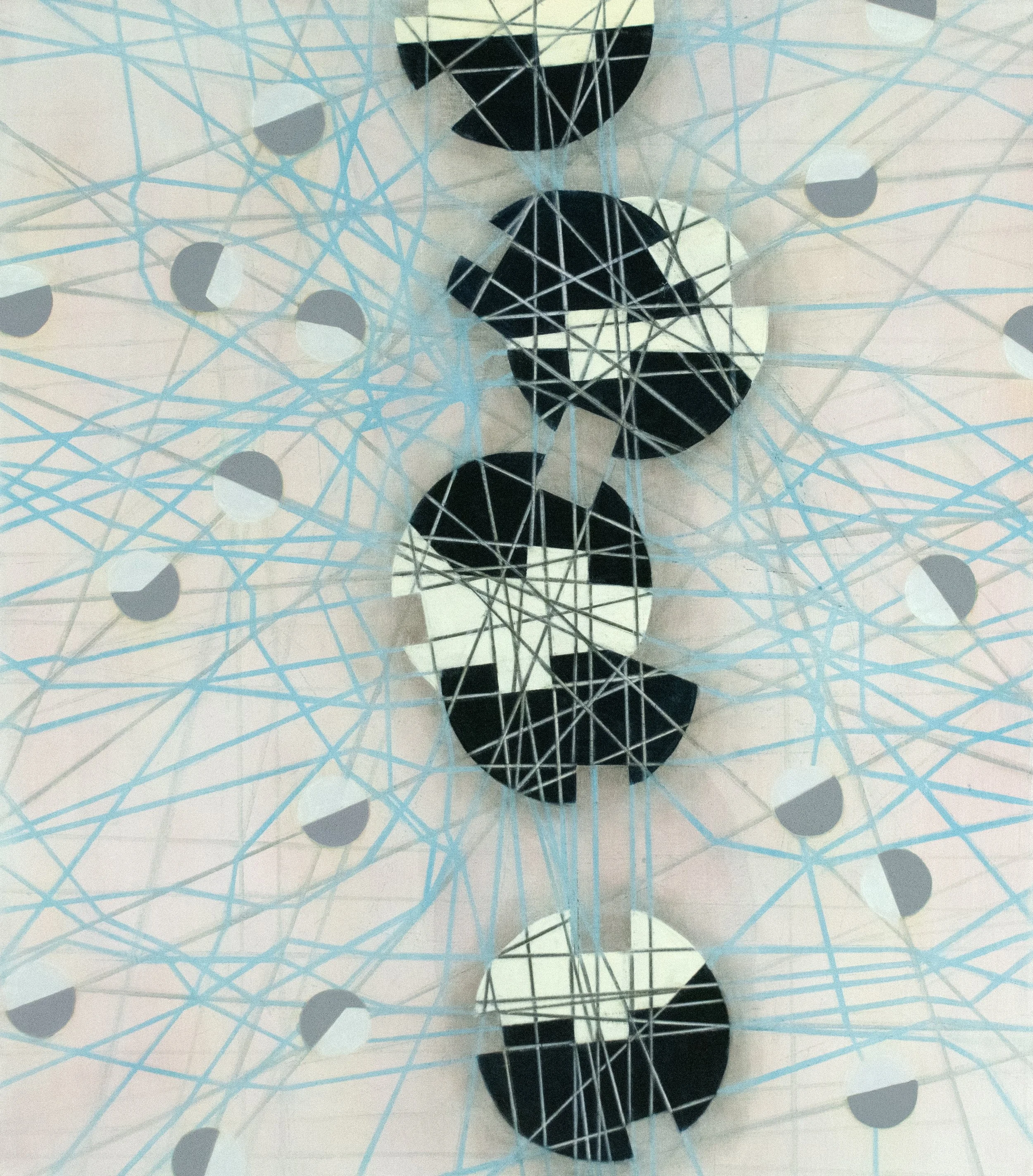 STATIONS OF ATTENTION E29 | 34 x 30 inches / 86 x 76 cm, oil on canvas, 2025