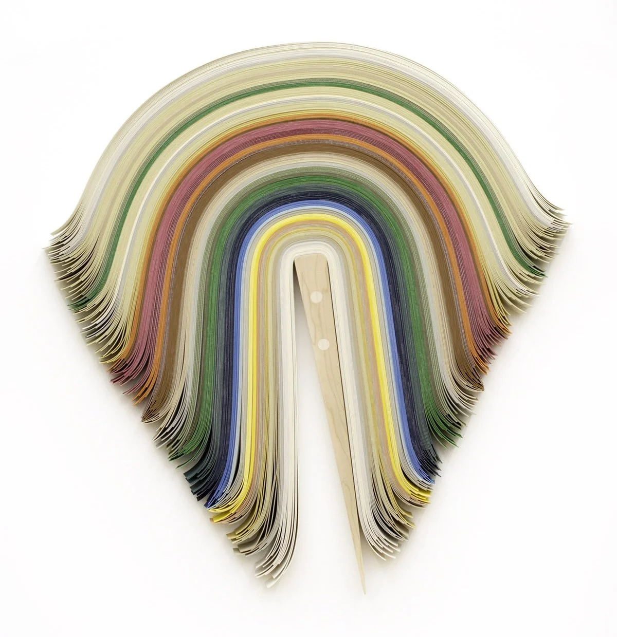 derrick velasquez -UNTITLED 515 | 25 x 23 x 1 inches / 63.5 x 58 x 2.5 cm, vinyl and wood, 2026