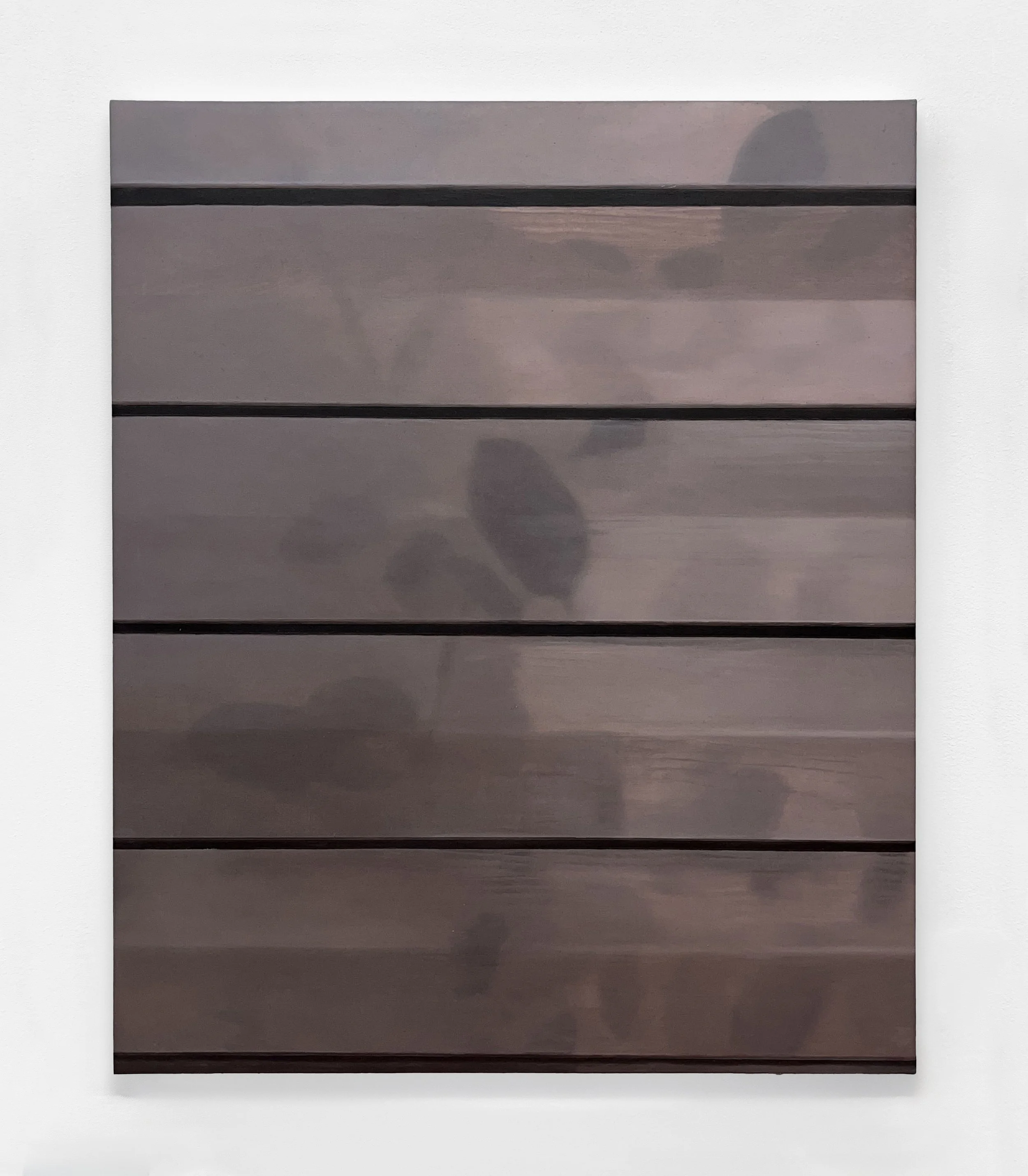 SHADOW | 18 x 14 inches / 46 x 35 cm, oil and wax on canvas over panel, 2023