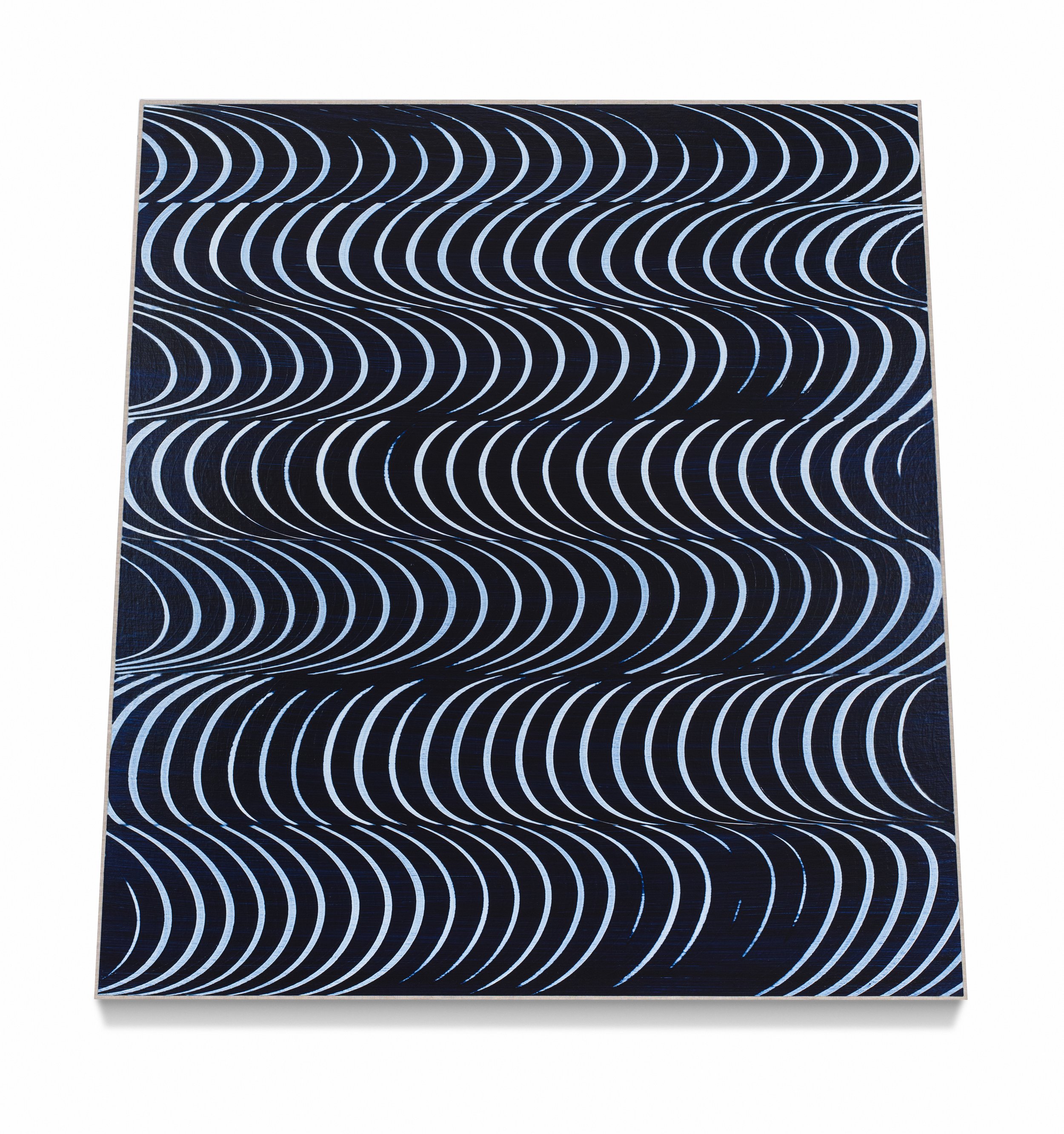 STAR-CROSSED | 54 x 54 inches / 137 x 137, acrylic on linen on shaped panel, 2026