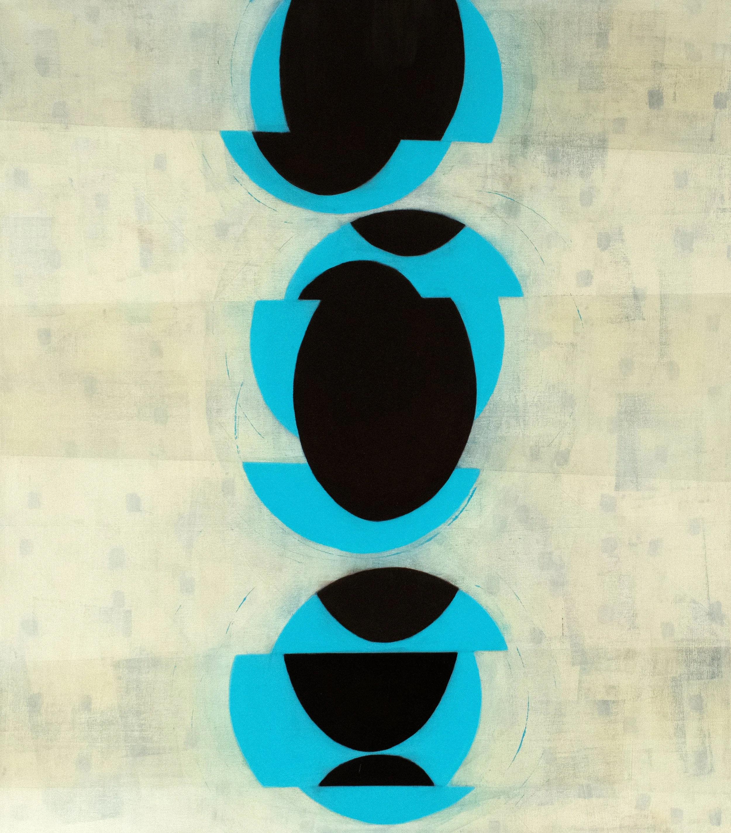 STATIONS OF ATTENTION E30 | 34 x 30 inches / 86 x 76 cm, oil on canvas, 2025