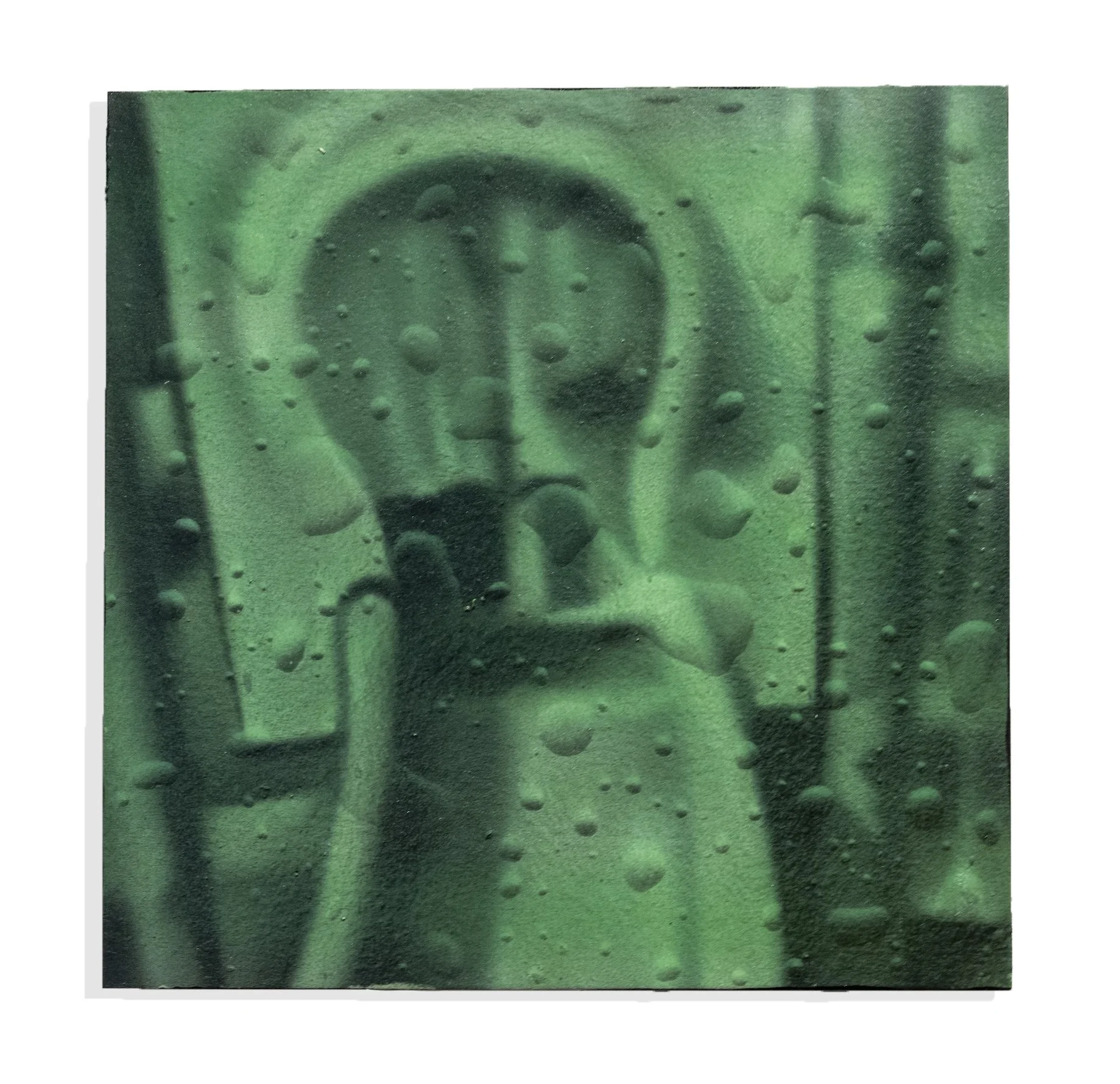 PLAYGROUND (GREEN) | 8 x 8 inches / 20 x 20 cm, acrylic on wood panel, 2025 