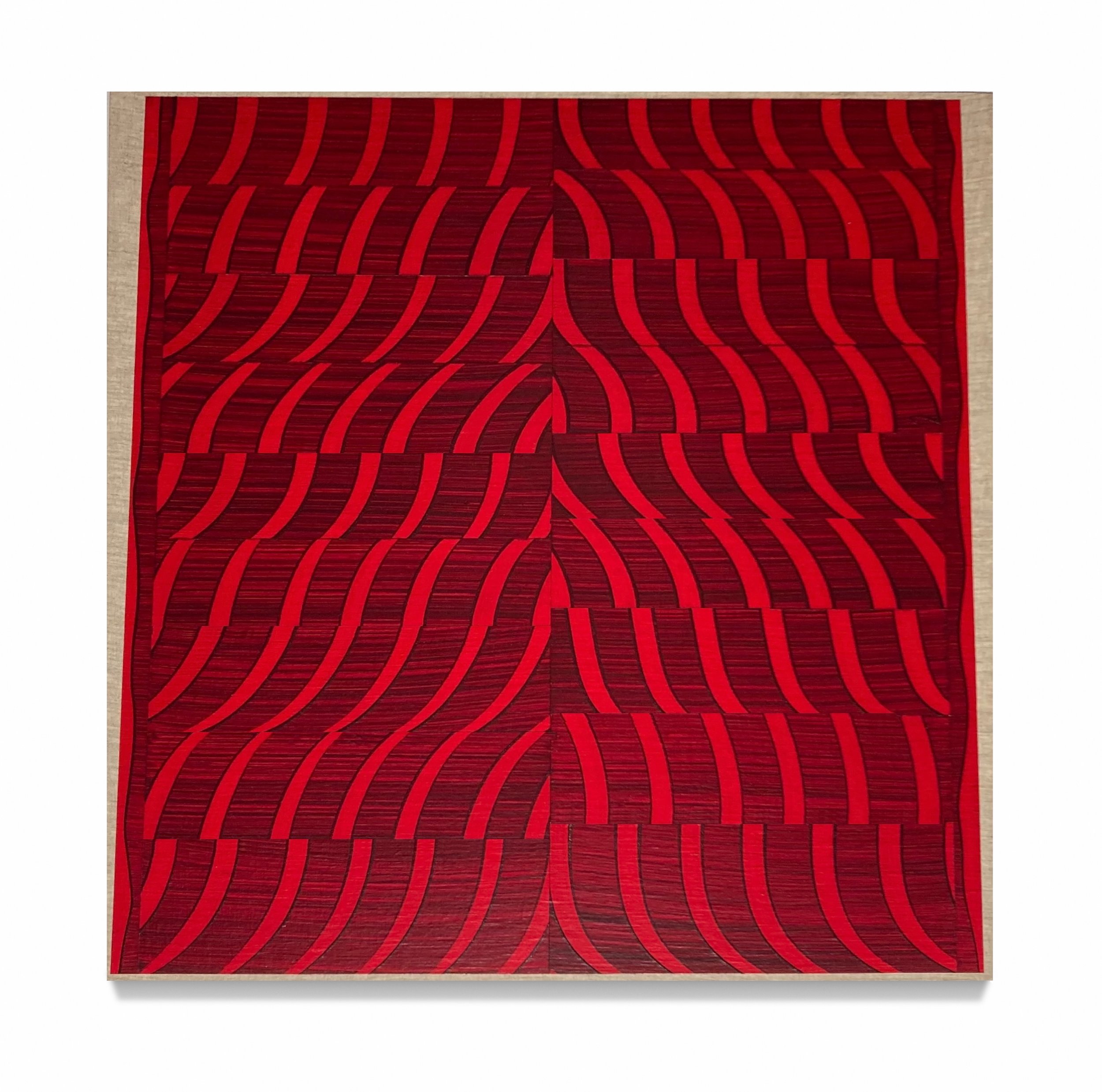 LOVE LETTER (FRANK BOOTH) | 24 x 24 inches / 61 x 61 cm, acrylic on linen on panel, 2026