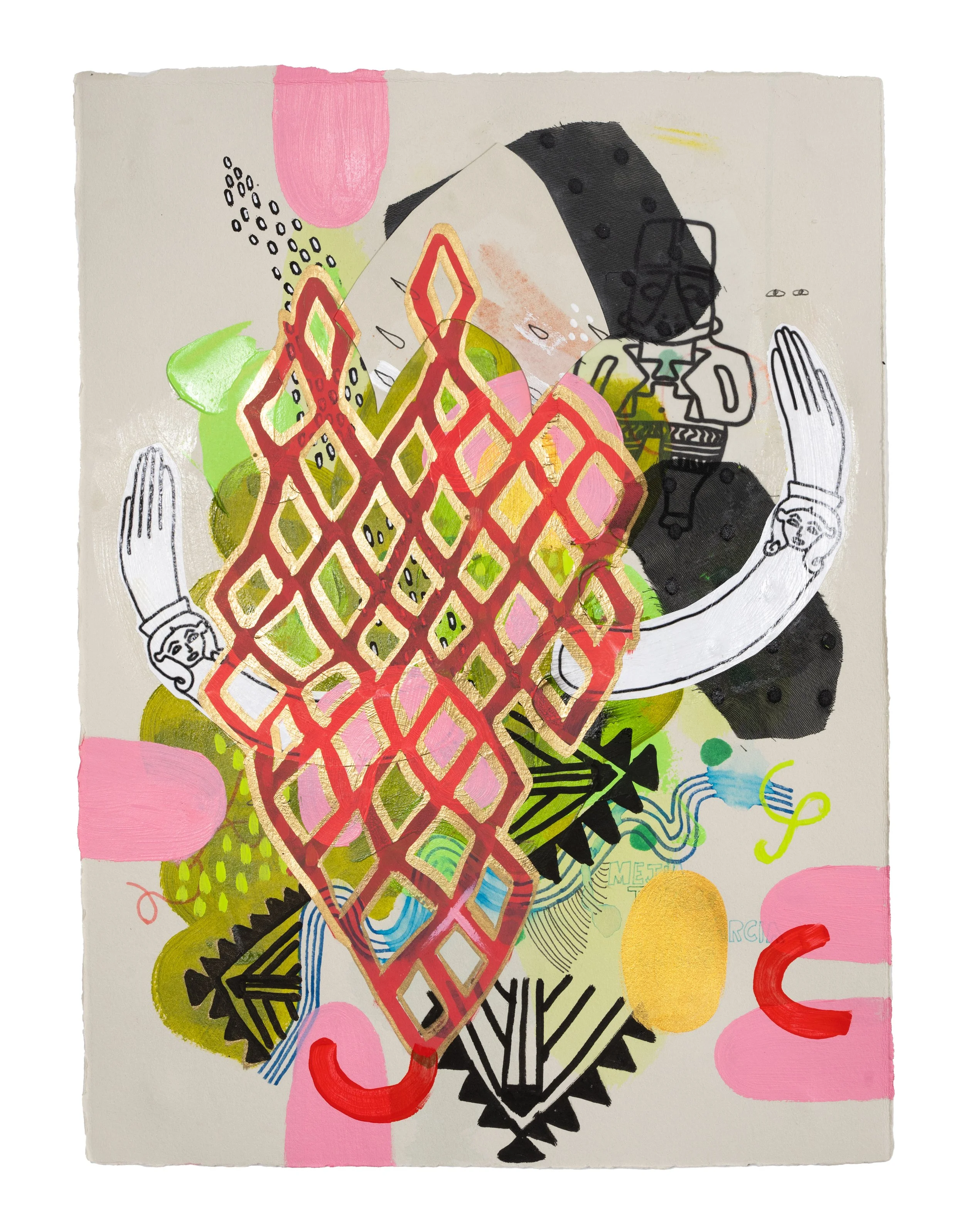 Jackie Milad Collage Sketch 3 (For the Gulf of Fonseca)_15 x11 inches_mixed media collage on paper_2026.jpg