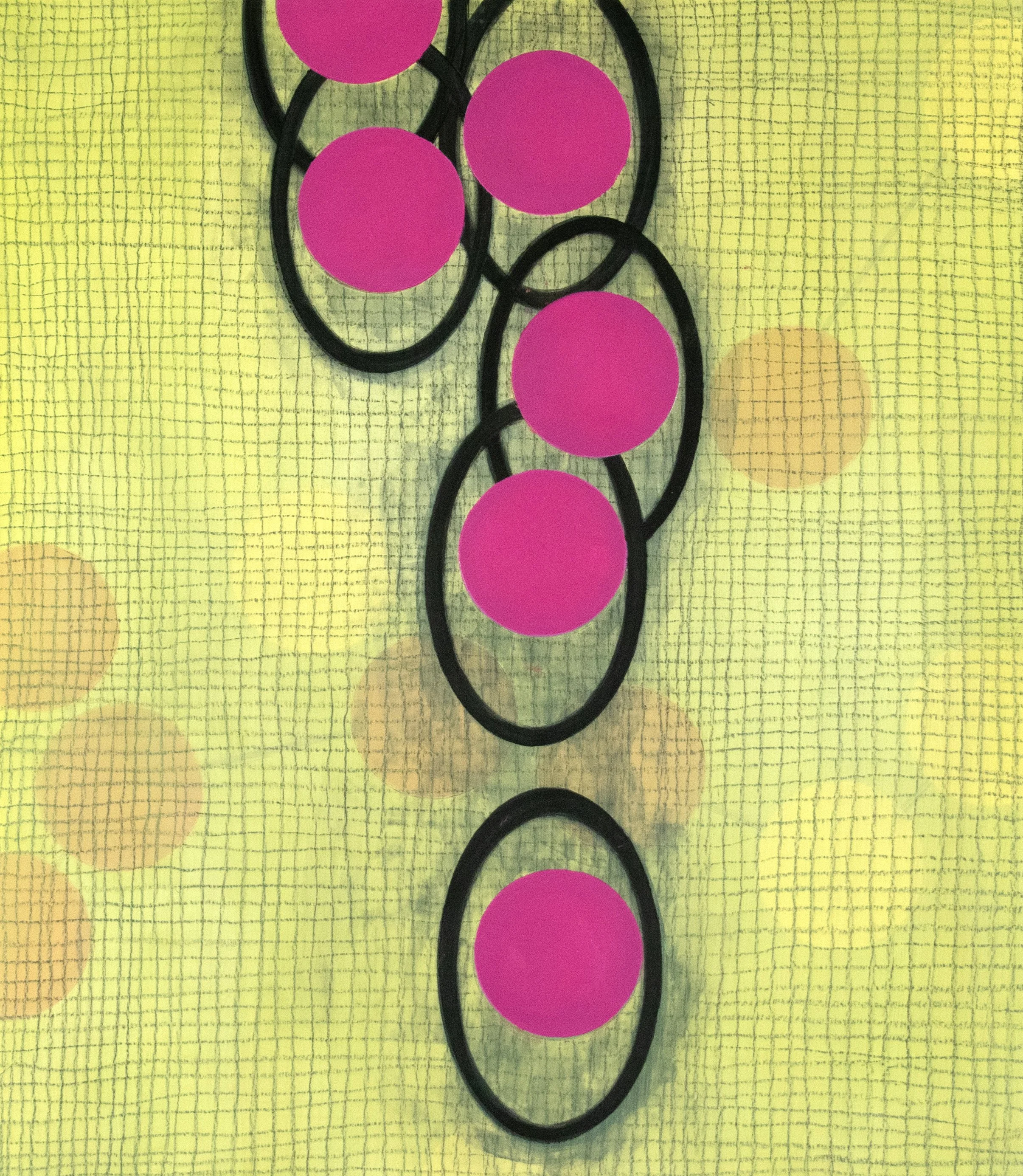 CHUCKING DIAGRAM D1 | 24 x 21 inches / 61  x 53 cm, oil on mylar, 2025